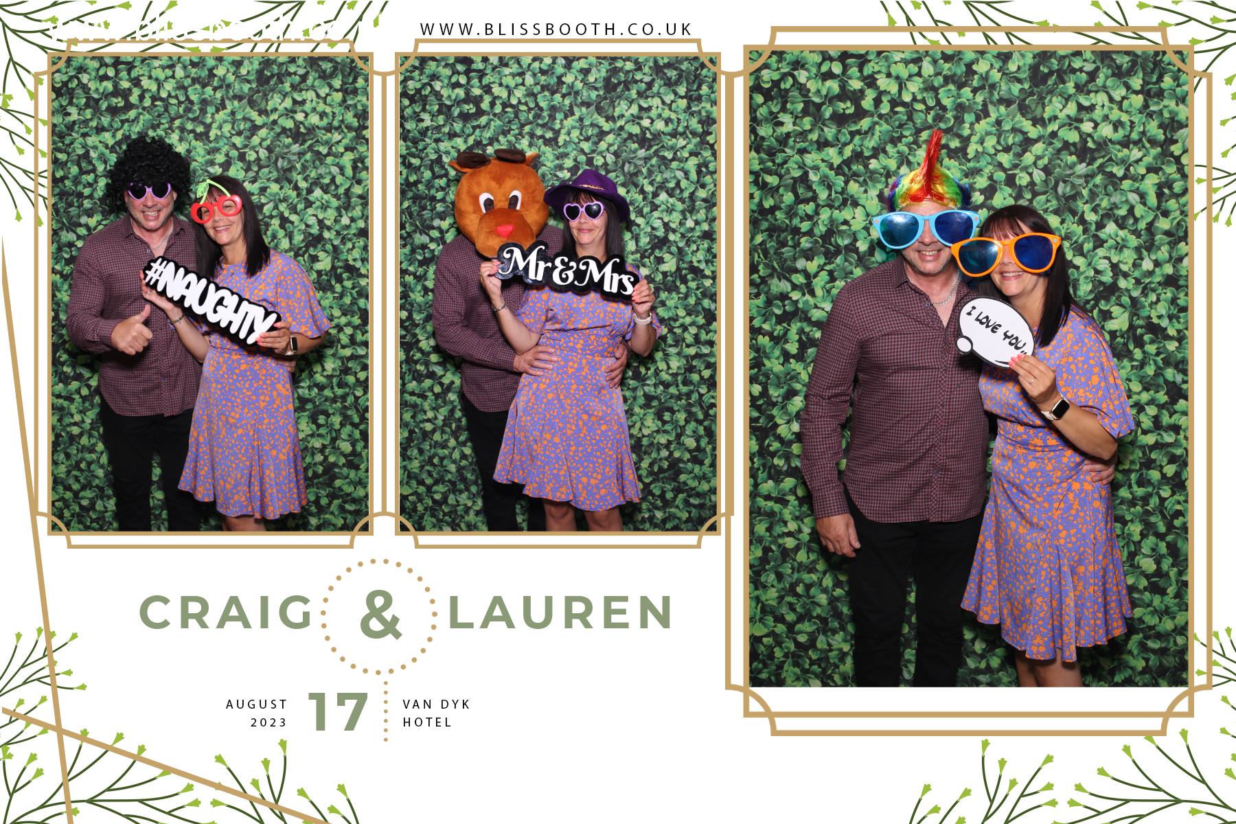 Craig and Lauren | View more photos from the event at gallery.blissbooth.co.uk/u/BlissBooth/Craig-and-Lauren