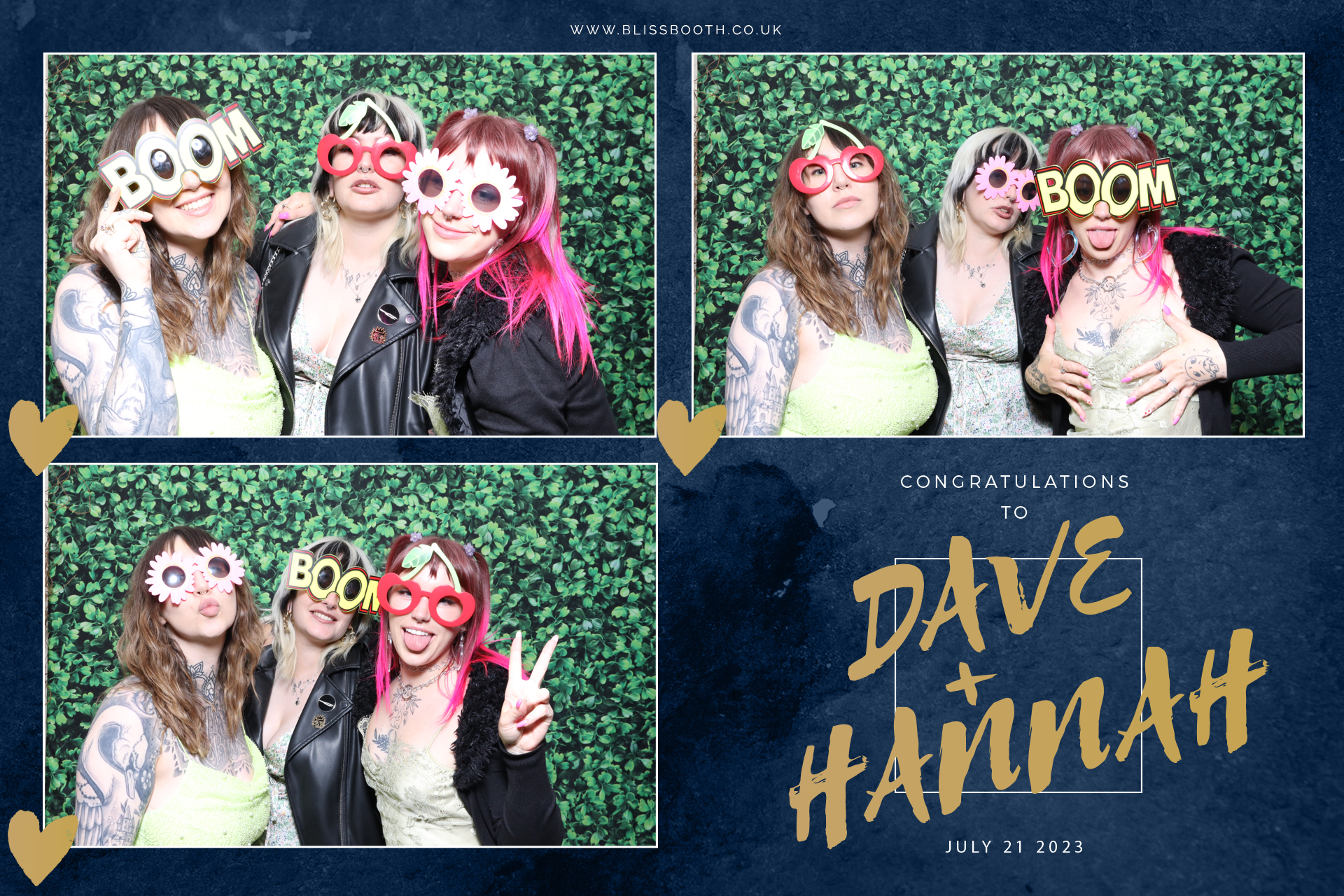 Dave and Hannah | View more photos from the event at gallery.blissbooth.co.uk/u/BlissBooth/Dave-and-Hannah-0