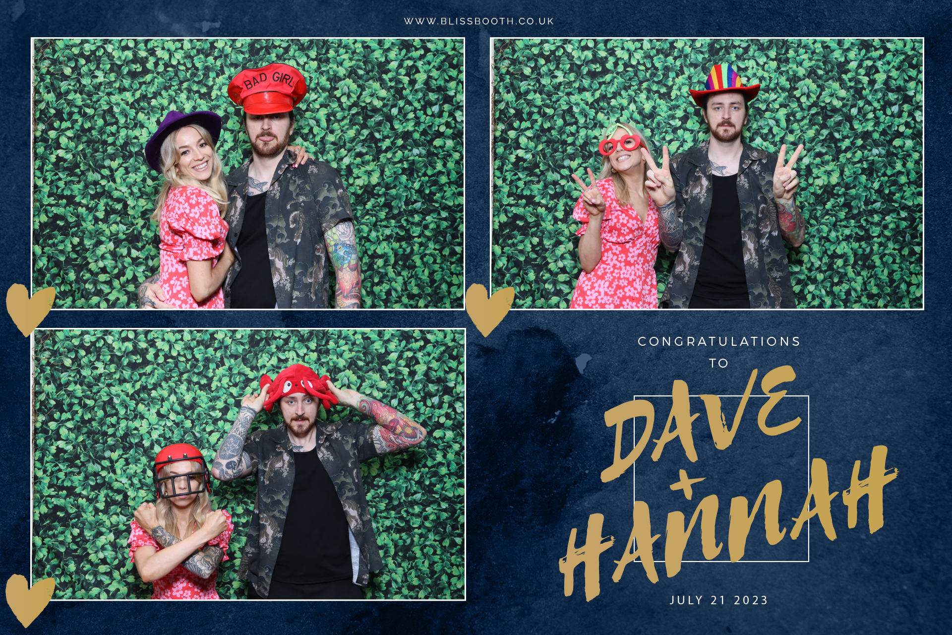 Dave and Hannah | View more photos from the event at gallery.blissbooth.co.uk/u/BlissBooth/Dave-and-Hannah-0