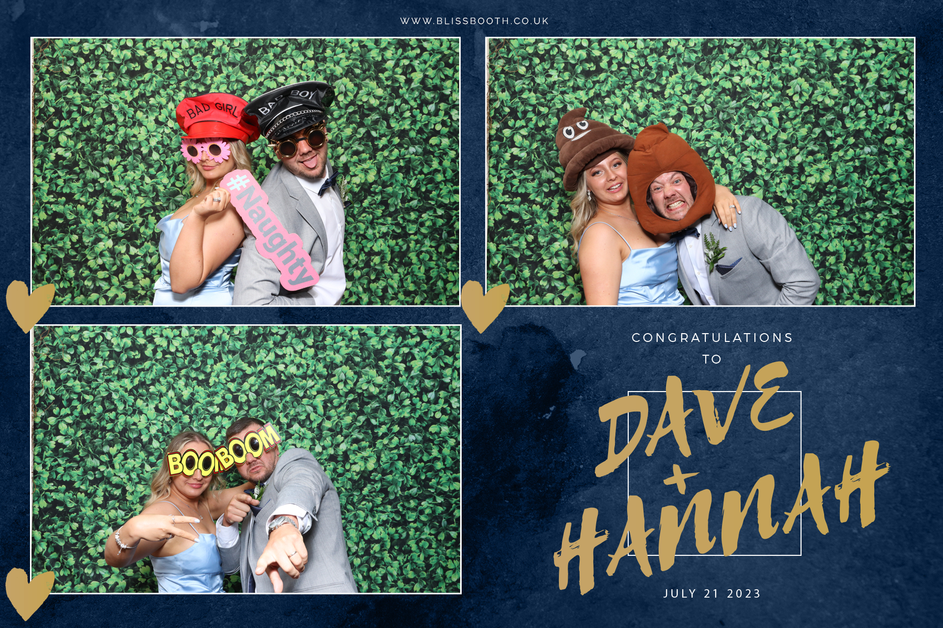 Dave and Hannah | View more photos from the event at gallery.blissbooth.co.uk/u/BlissBooth/Dave-and-Hannah-0