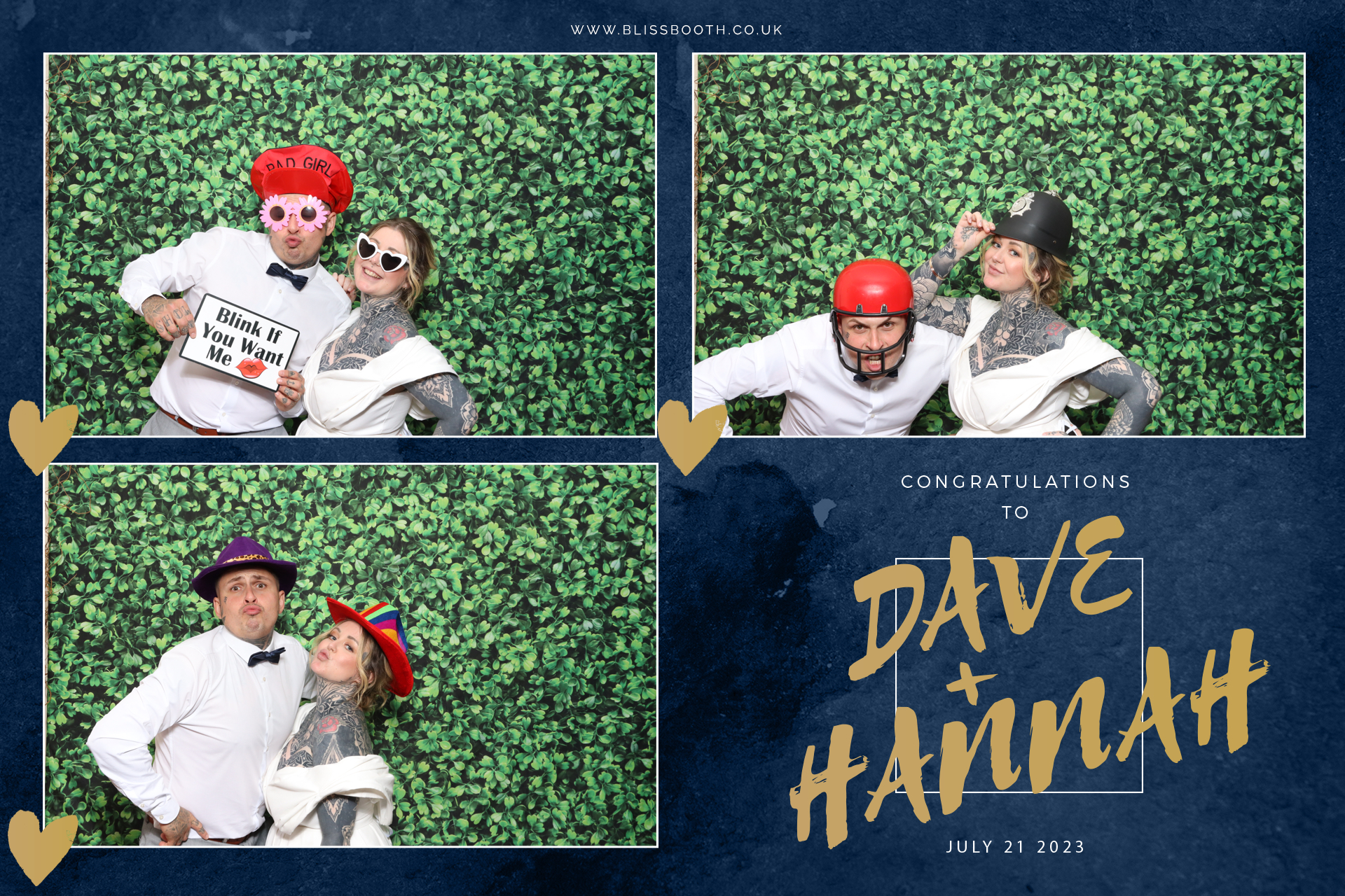 Dave and Hannah | View more photos from the event at gallery.blissbooth.co.uk/u/BlissBooth/Dave-and-Hannah-0