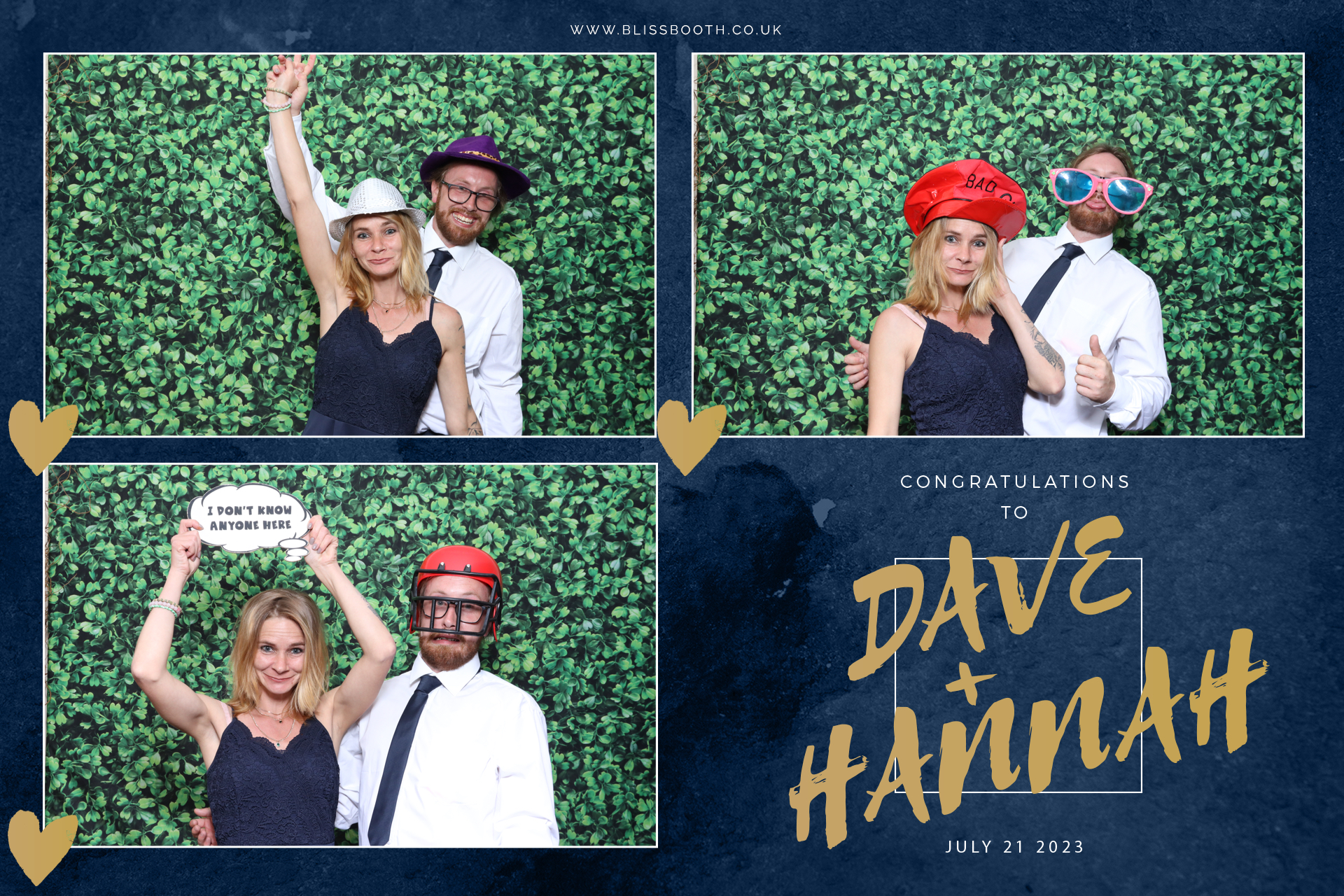 Dave and Hannah | View more photos from the event at gallery.blissbooth.co.uk/u/BlissBooth/Dave-and-Hannah-0