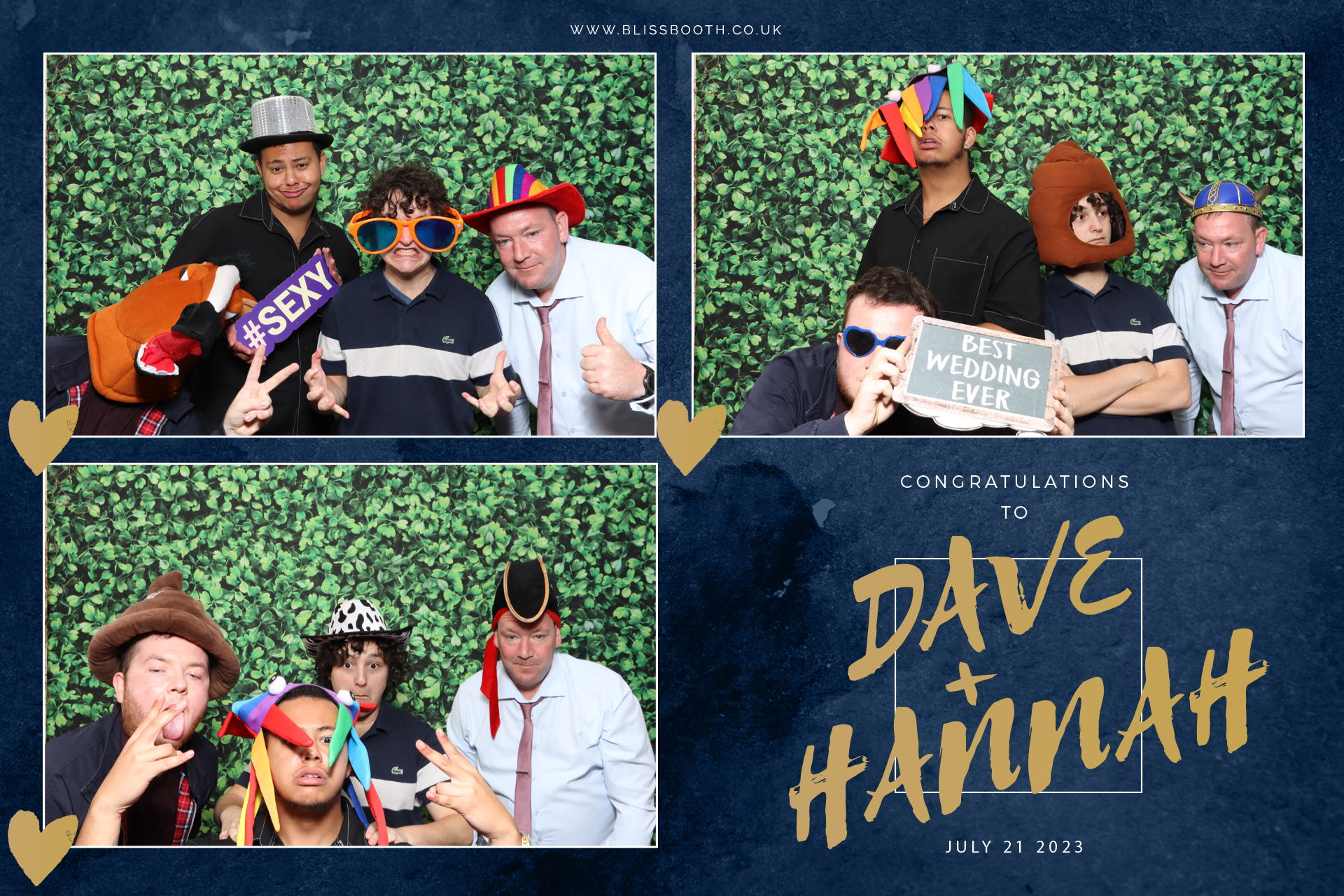 Dave and Hannah | View more photos from the event at gallery.blissbooth.co.uk/u/BlissBooth/Dave-and-Hannah-0