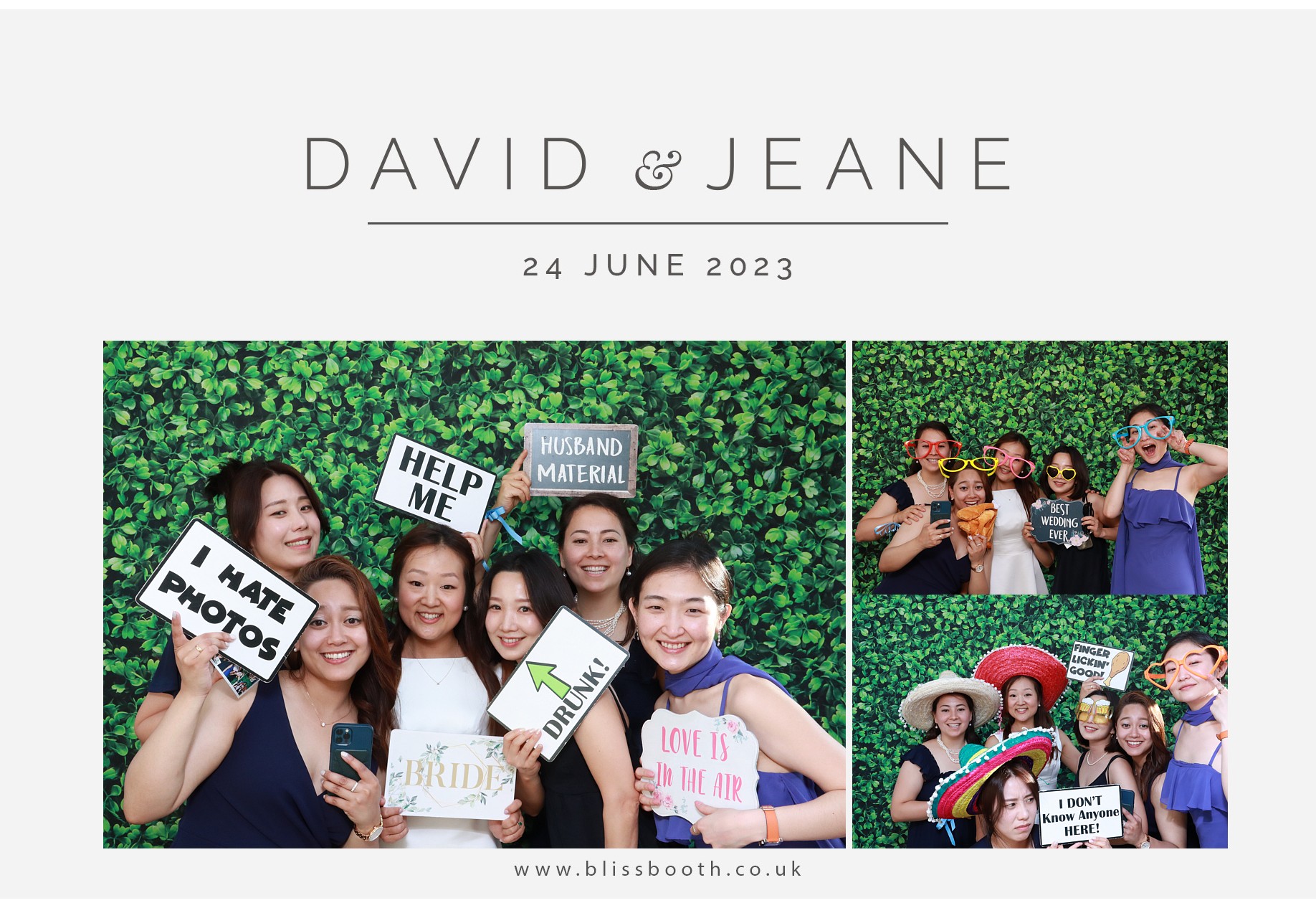 David & Jeane | View more photos from the event at gallery.blissbooth.co.uk/u/BlissBooth/David-Jeane