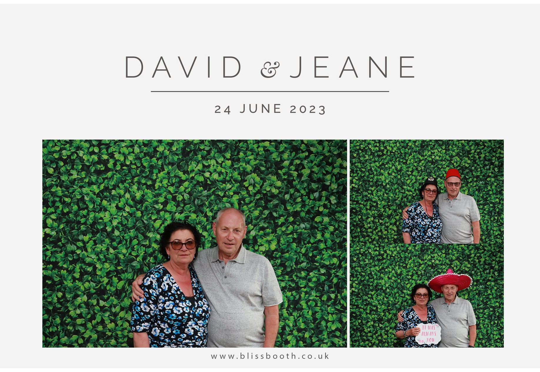 David & Jeane | View more photos from the event at gallery.blissbooth.co.uk/u/BlissBooth/David-Jeane