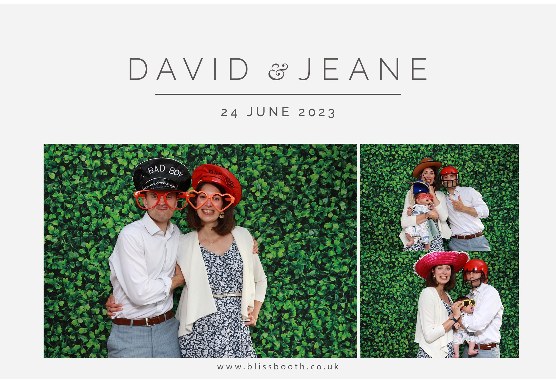 David & Jeane | View more photos from the event at gallery.blissbooth.co.uk/u/BlissBooth/David-Jeane