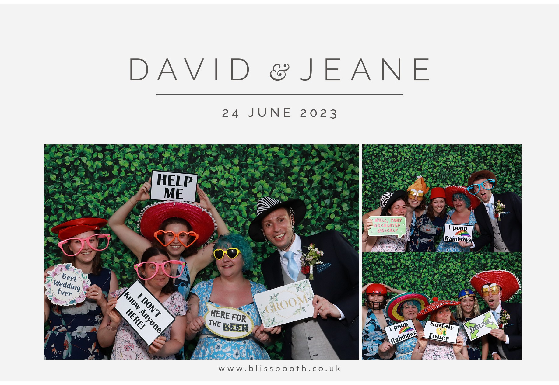 David & Jeane | View more photos from the event at gallery.blissbooth.co.uk/u/BlissBooth/David-Jeane