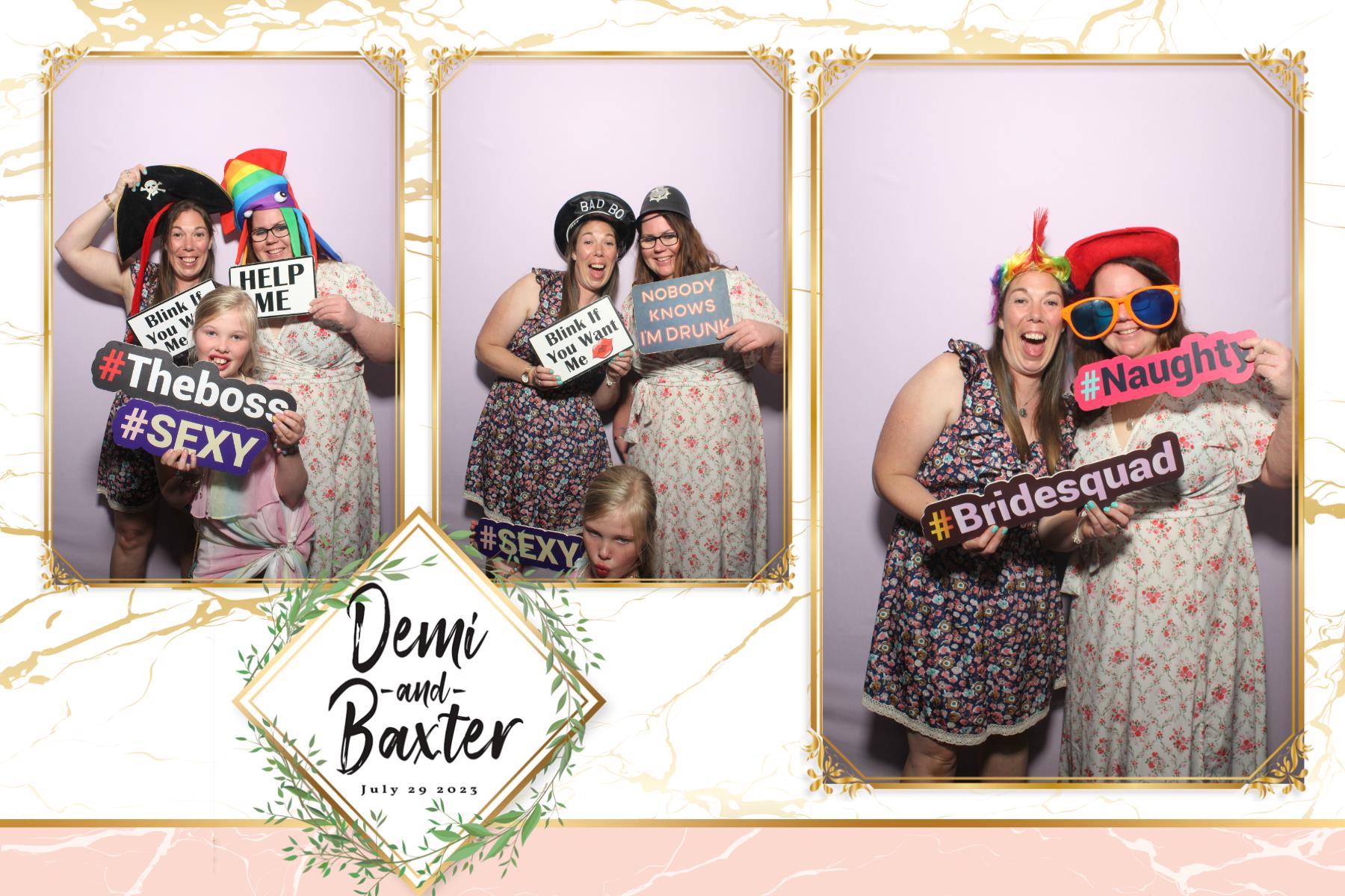 Demi and Baxter | View more photos from the event at gallery.blissbooth.co.uk/u/BlissBooth/Demi-and-Baxter