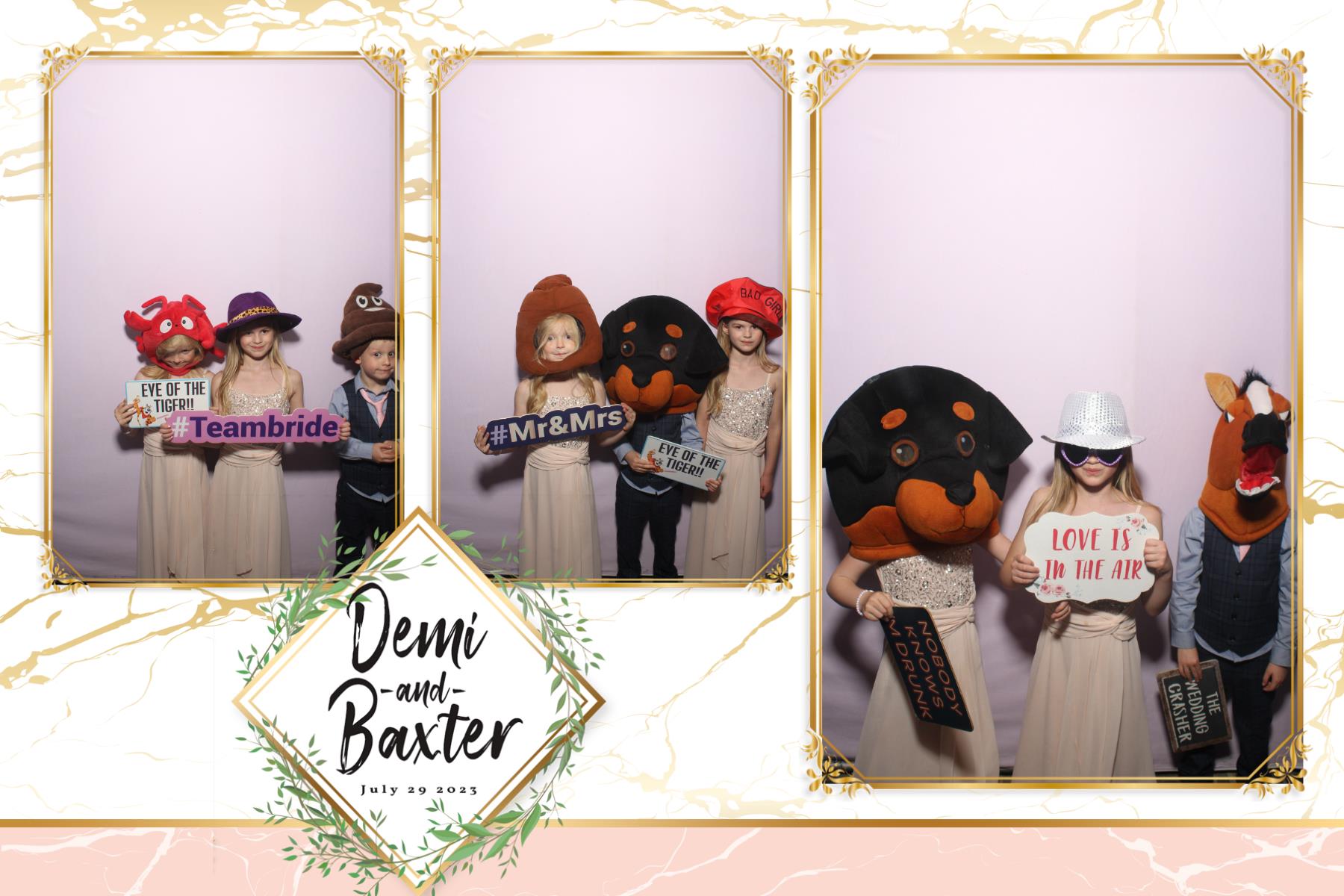 Demi and Baxter | View more photos from the event at gallery.blissbooth.co.uk/u/BlissBooth/Demi-and-Baxter