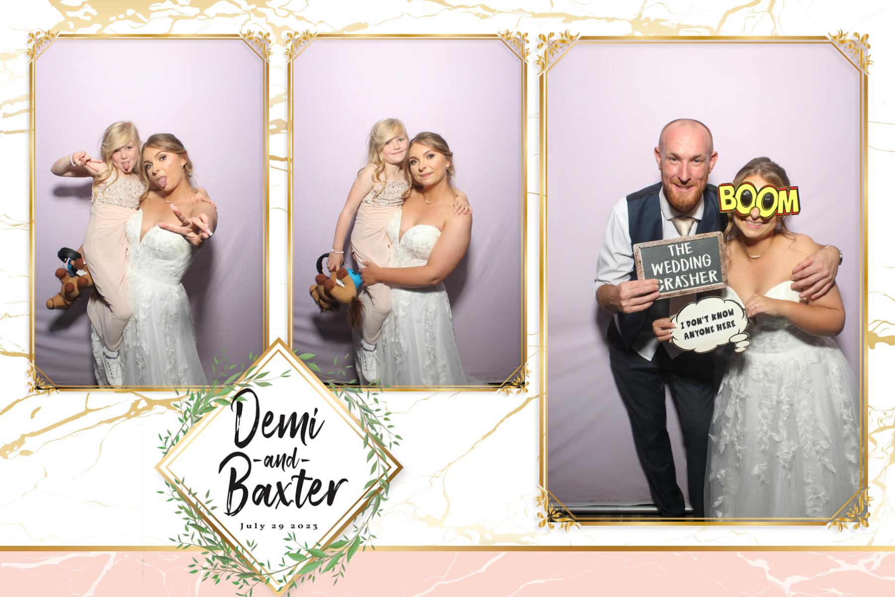 Demi and Baxter | View more photos from the event at gallery.blissbooth.co.uk/u/BlissBooth/Demi-and-Baxter