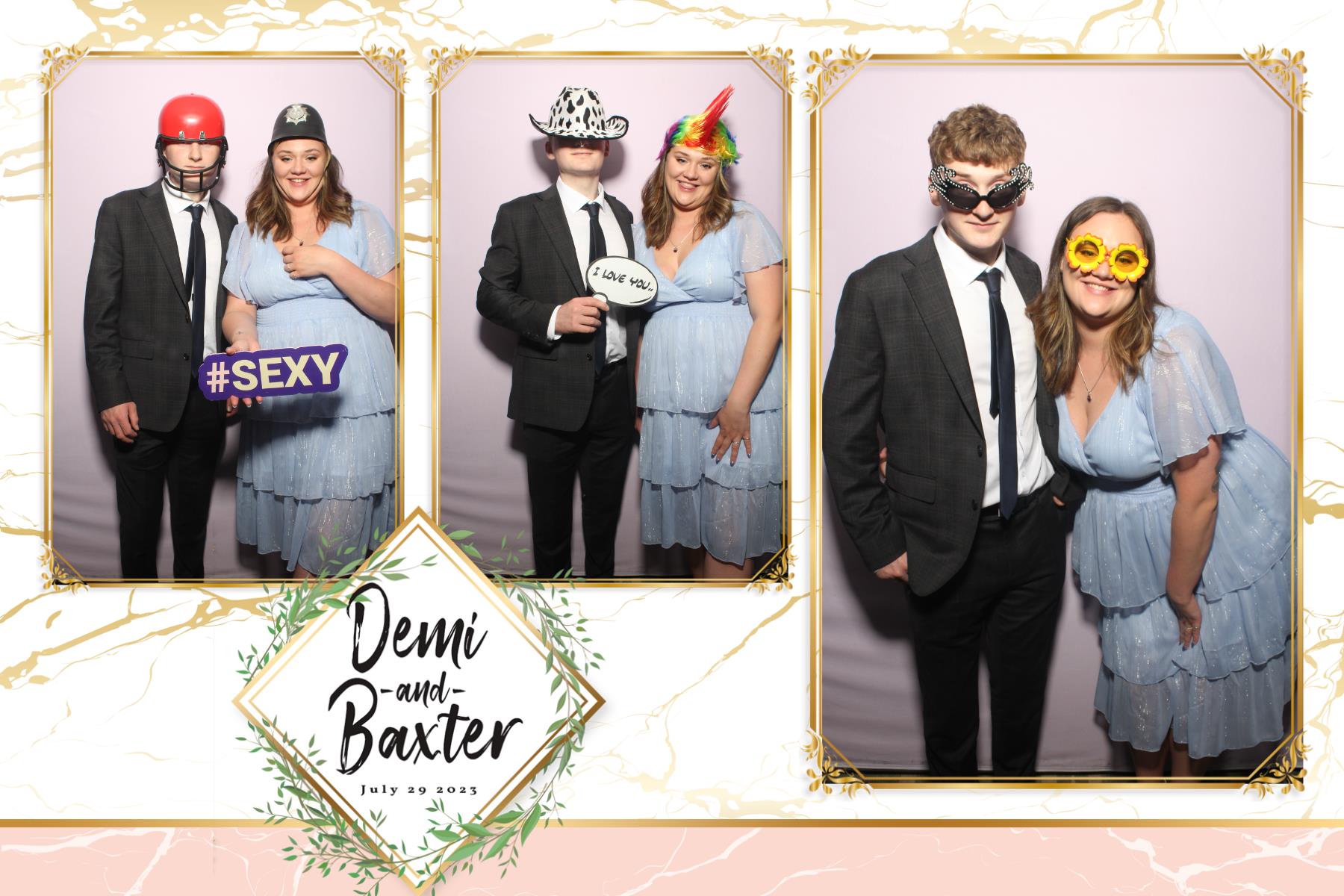 Demi and Baxter | View more photos from the event at gallery.blissbooth.co.uk/u/BlissBooth/Demi-and-Baxter