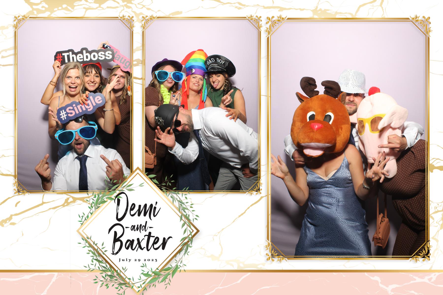 Demi and Baxter | View more photos from the event at gallery.blissbooth.co.uk/u/BlissBooth/Demi-and-Baxter