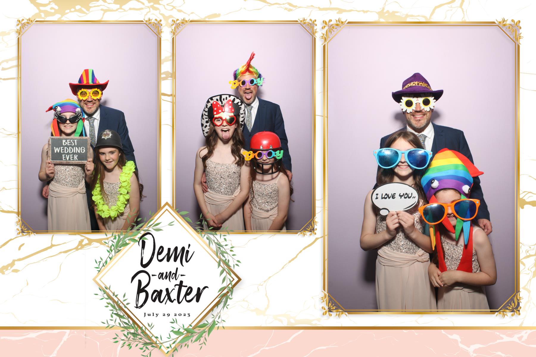 Demi and Baxter | View more photos from the event at gallery.blissbooth.co.uk/u/BlissBooth/Demi-and-Baxter