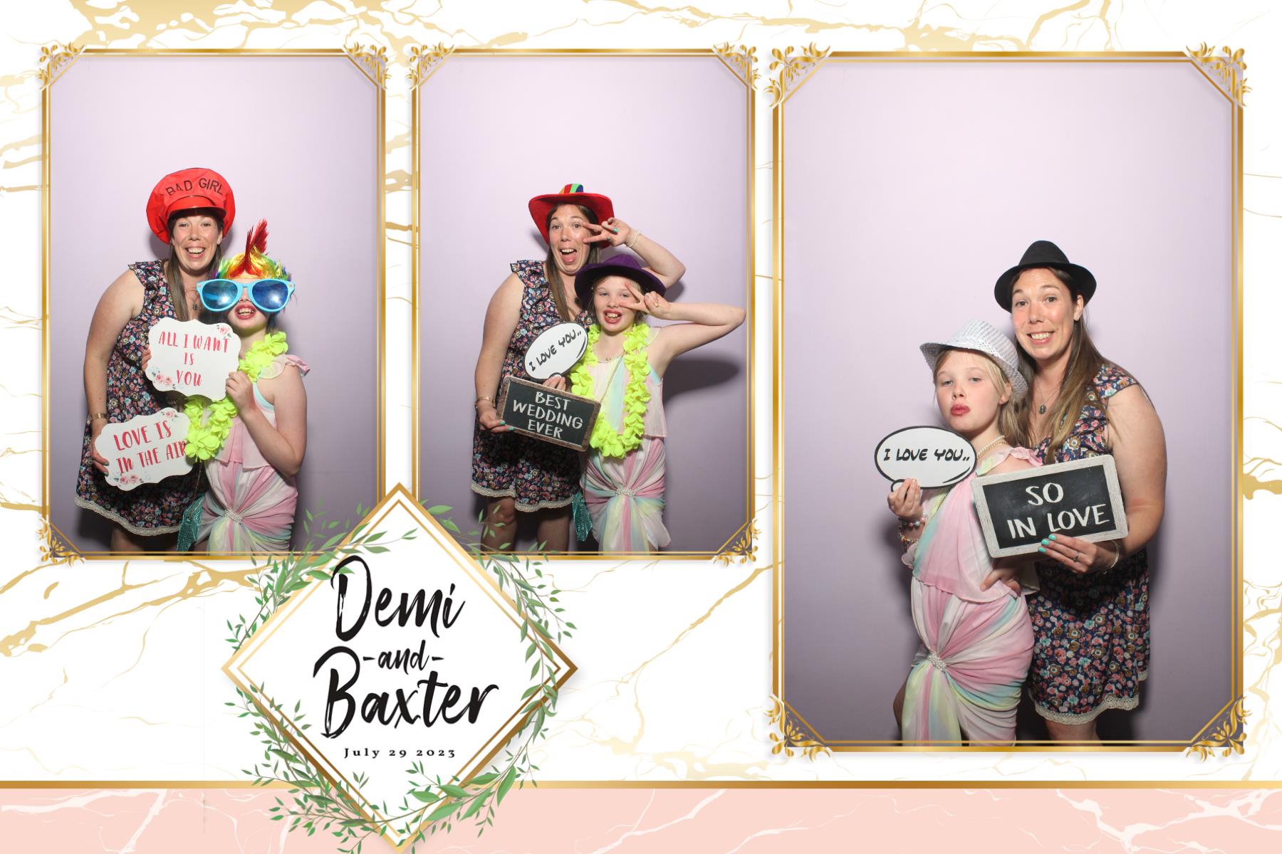 Demi and Baxter | View more photos from the event at gallery.blissbooth.co.uk/u/BlissBooth/Demi-and-Baxter