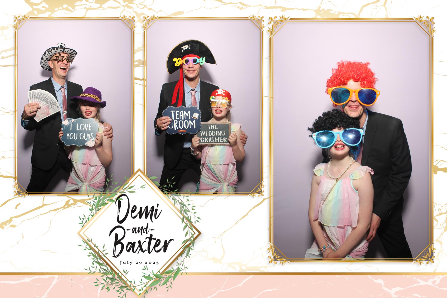 Demi and Baxter | View more photos from the event at gallery.blissbooth.co.uk/u/BlissBooth/Demi-and-Baxter