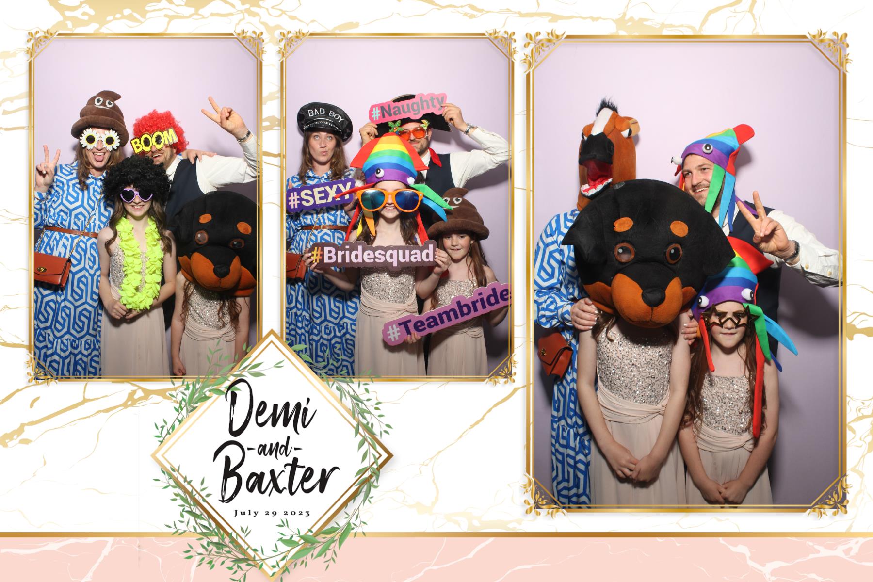 Demi and Baxter | View more photos from the event at gallery.blissbooth.co.uk/u/BlissBooth/Demi-and-Baxter