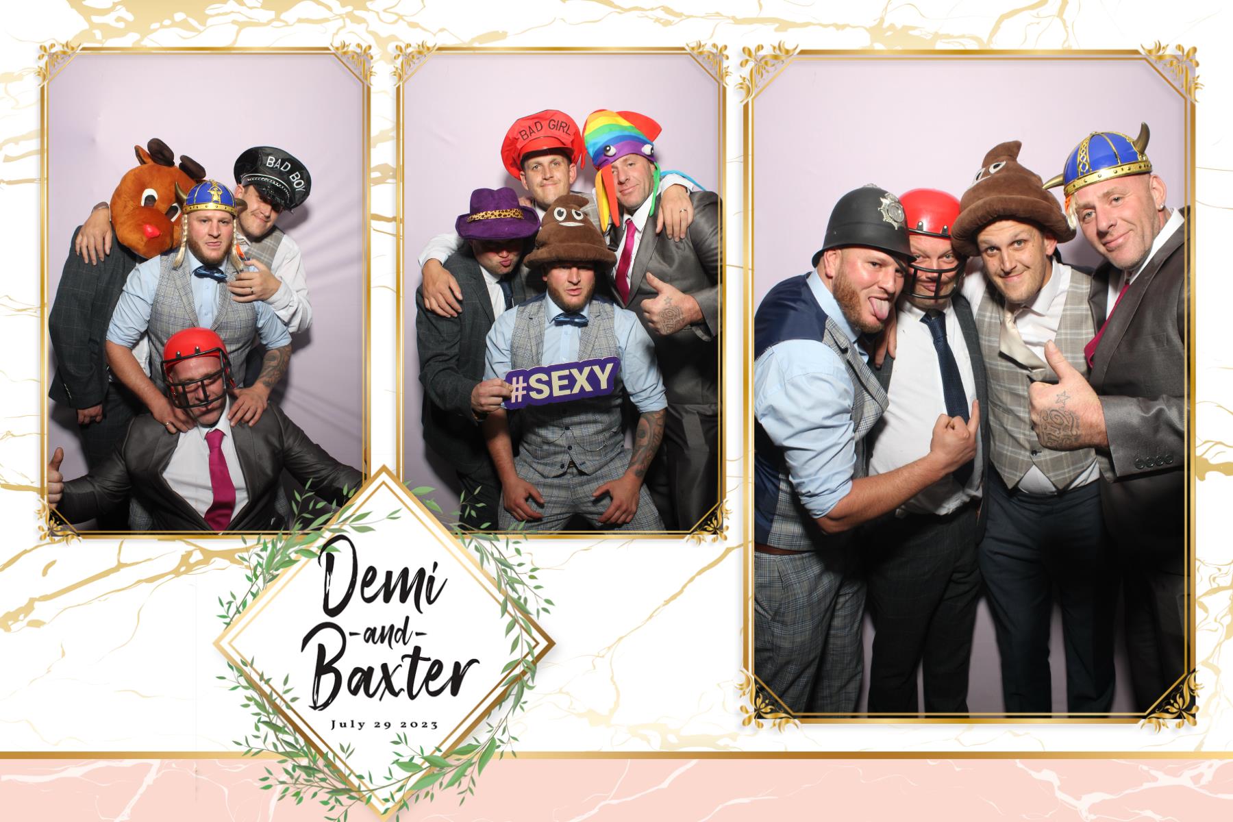 Demi and Baxter | View more photos from the event at gallery.blissbooth.co.uk/u/BlissBooth/Demi-and-Baxter