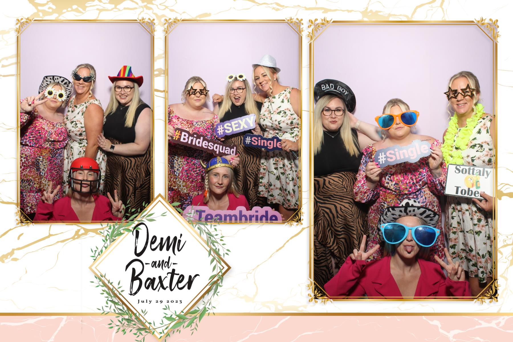 Demi and Baxter | View more photos from the event at gallery.blissbooth.co.uk/u/BlissBooth/Demi-and-Baxter
