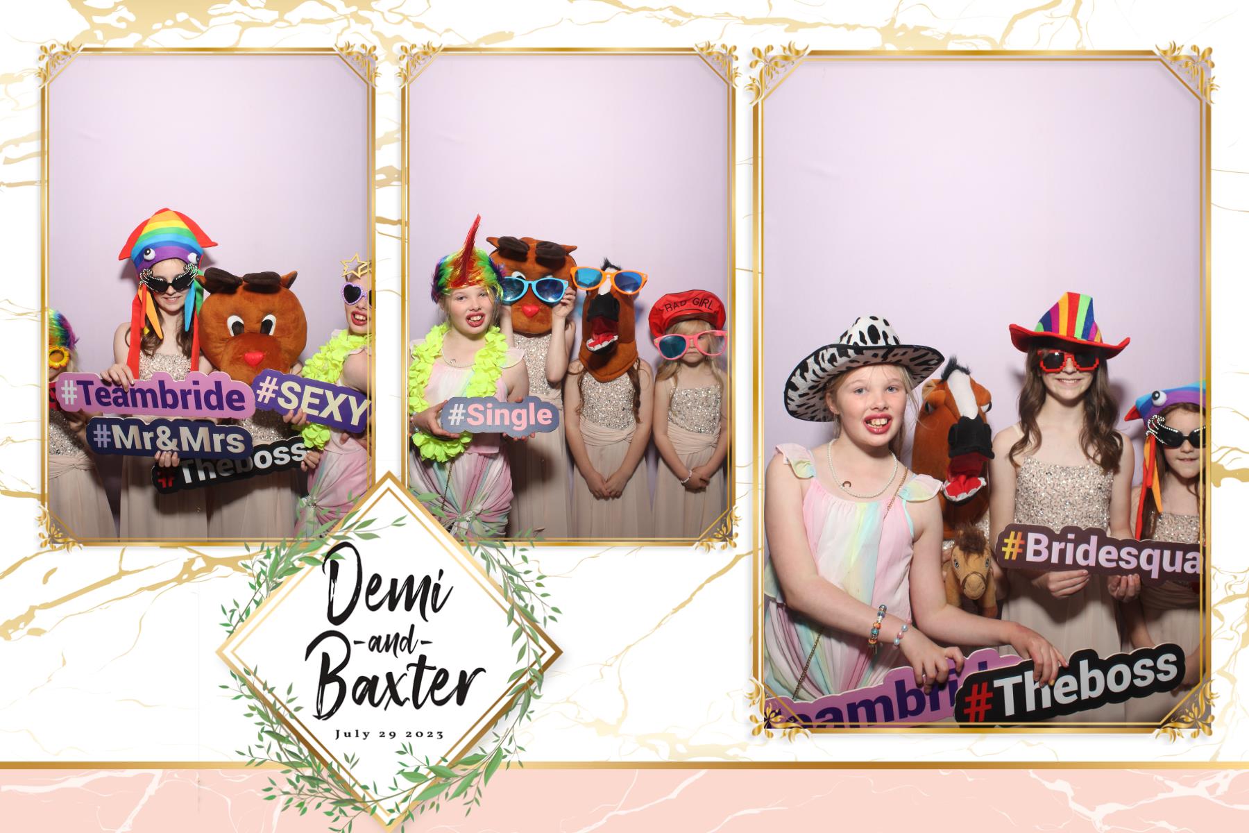 Demi and Baxter | View more photos from the event at gallery.blissbooth.co.uk/u/BlissBooth/Demi-and-Baxter