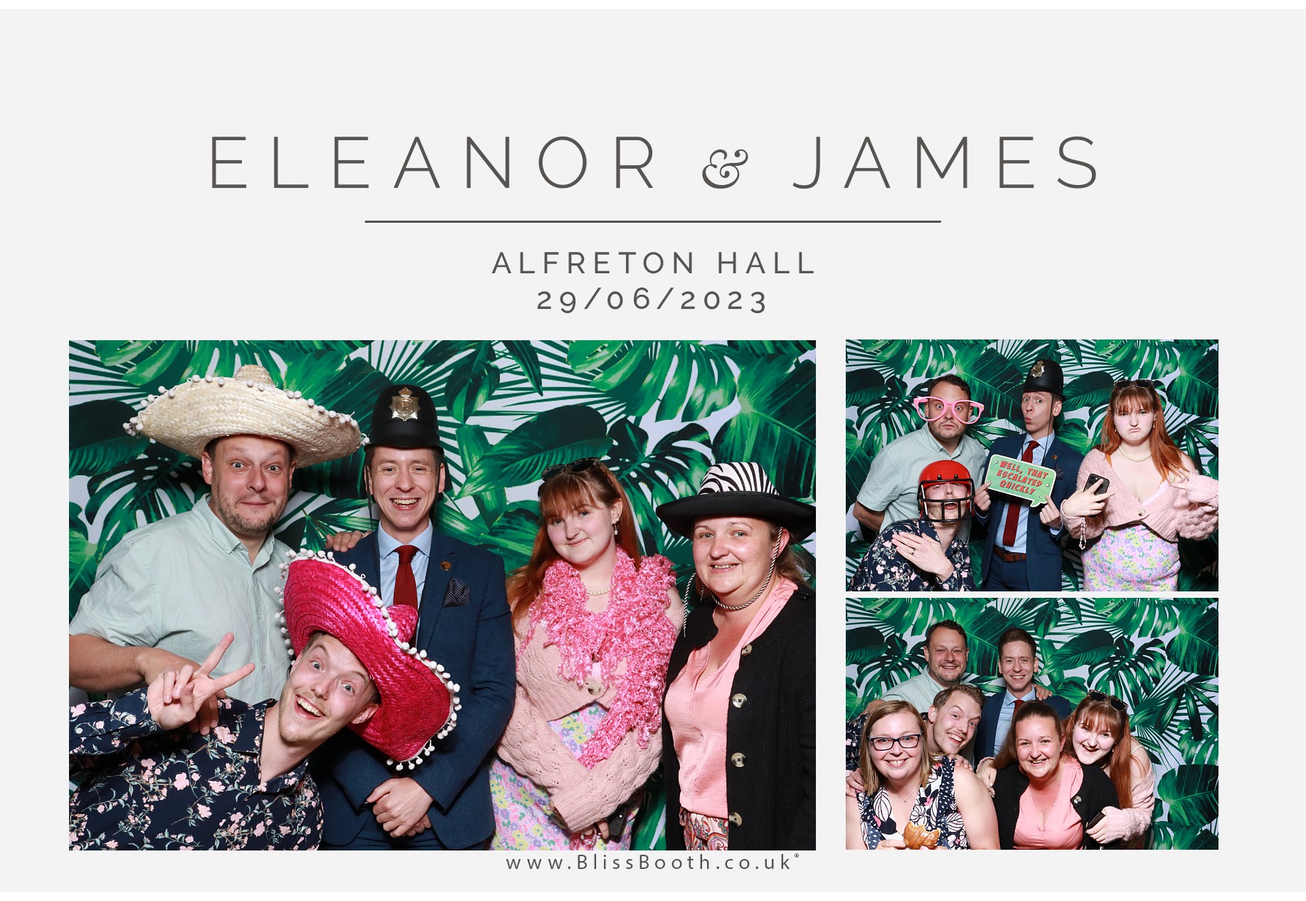 Eleanor and James | View more photos from the event at gallery.blissbooth.co.uk/u/BlissBooth/Eleanor-and-James