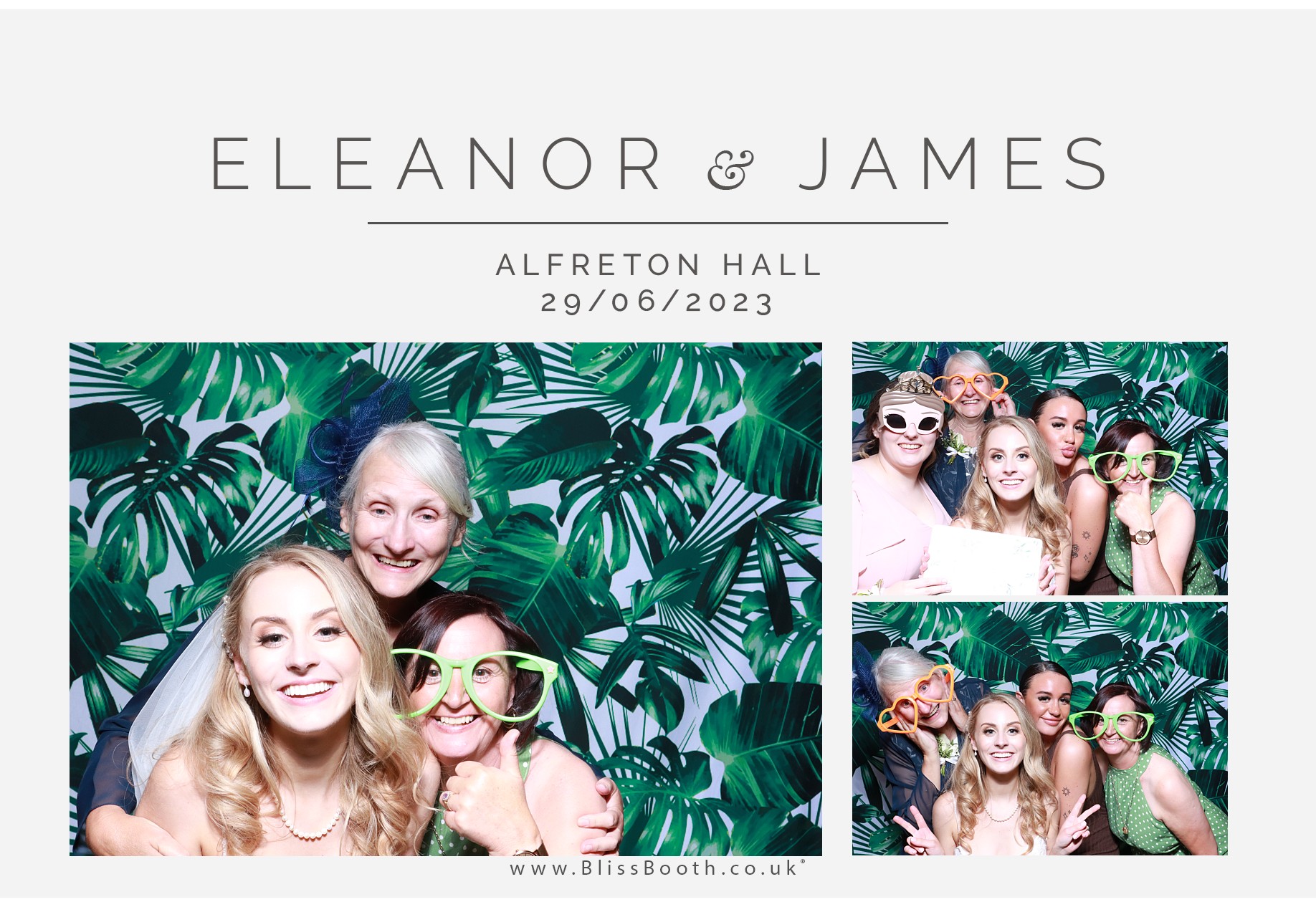 Eleanor and James | View more photos from the event at gallery.blissbooth.co.uk/u/BlissBooth/Eleanor-and-James