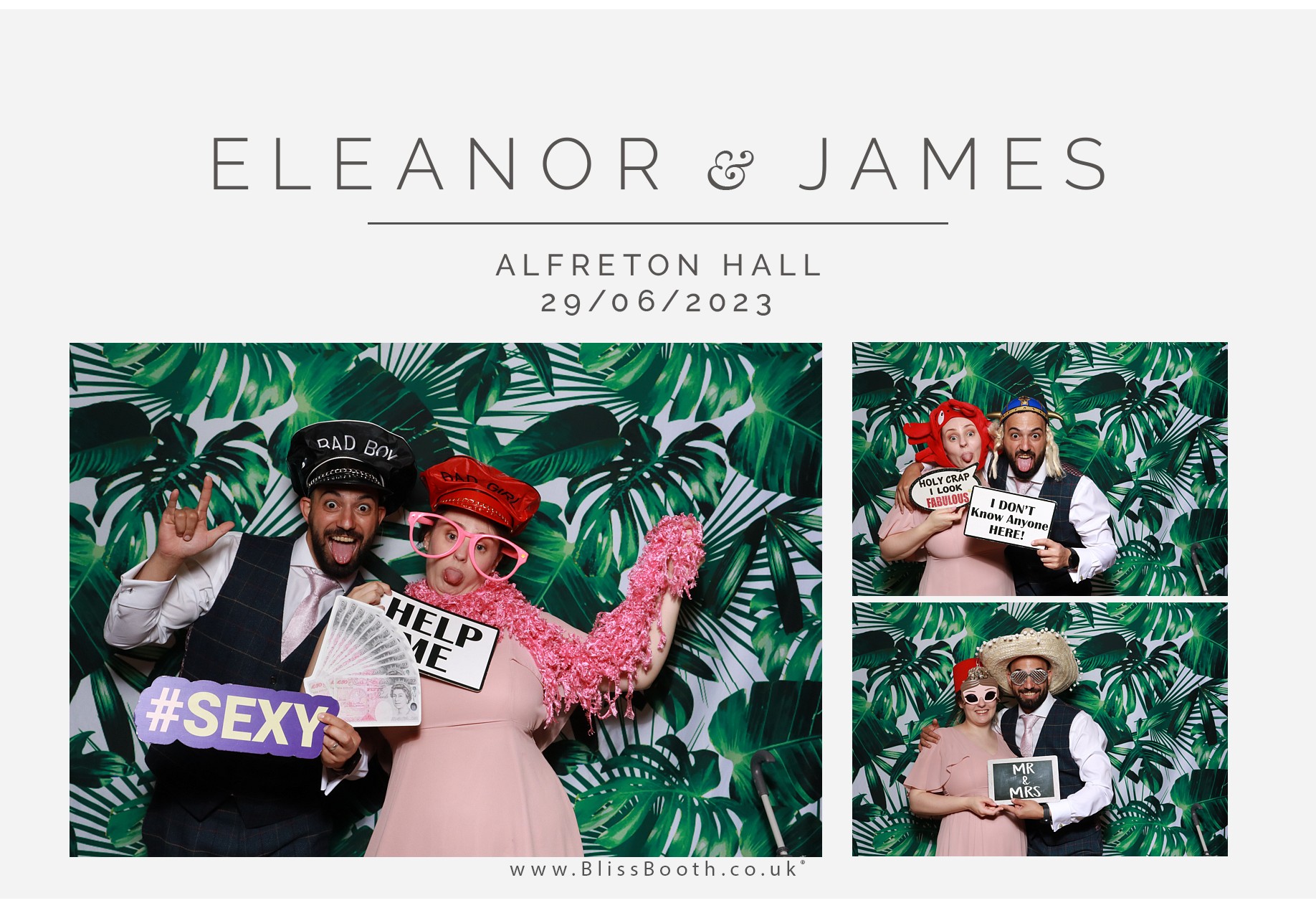 Eleanor and James | View more photos from the event at gallery.blissbooth.co.uk/u/BlissBooth/Eleanor-and-James
