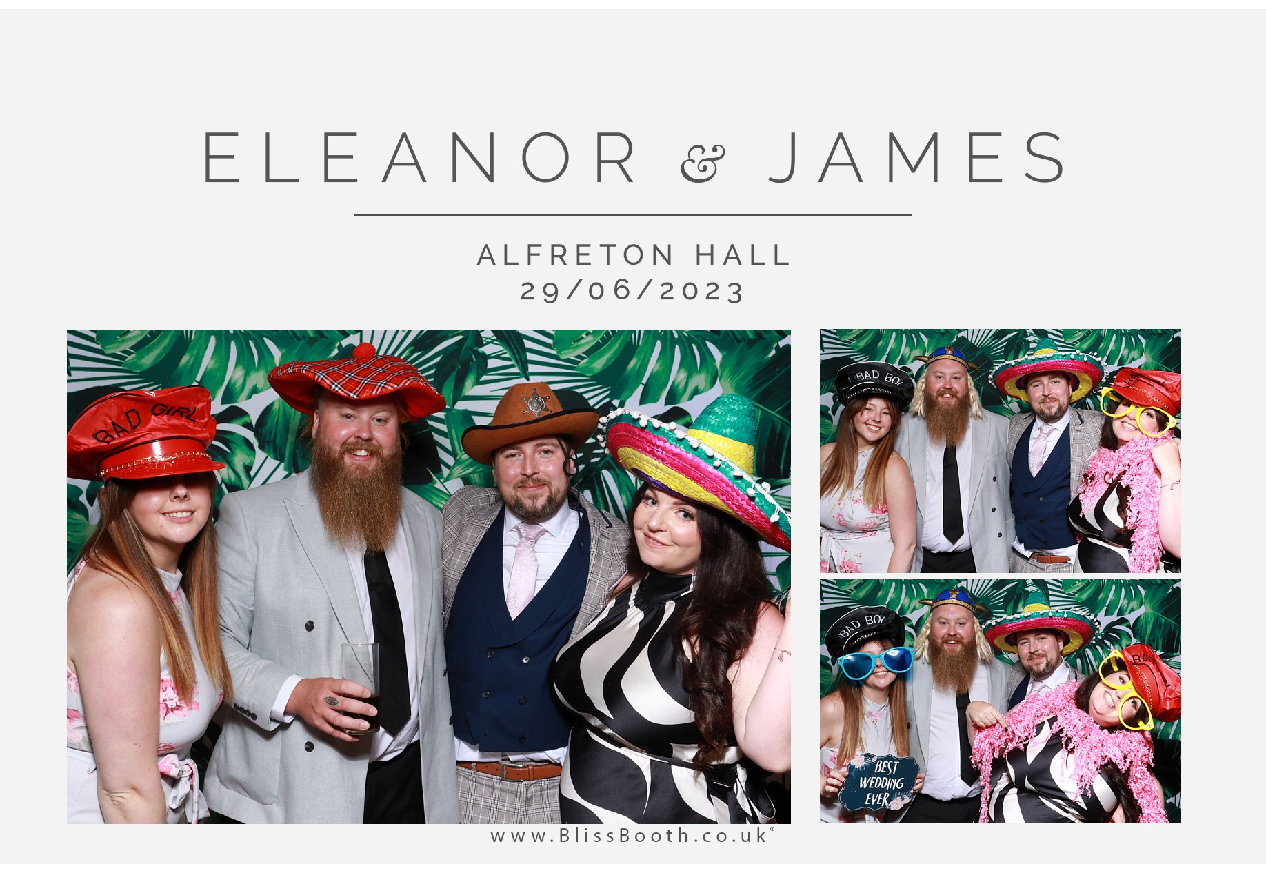 Eleanor and James | View more photos from the event at gallery.blissbooth.co.uk/u/BlissBooth/Eleanor-and-James