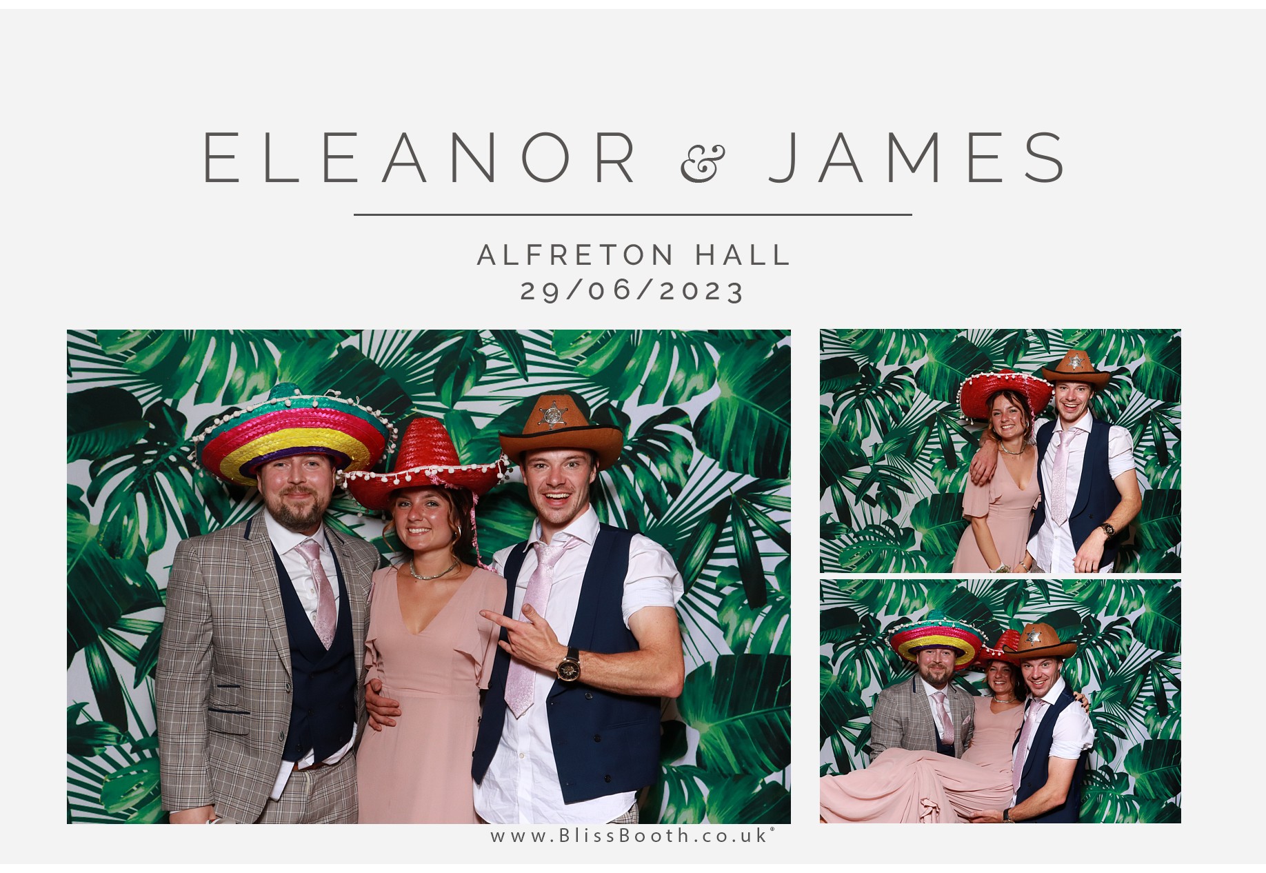 Eleanor and James | View more photos from the event at gallery.blissbooth.co.uk/u/BlissBooth/Eleanor-and-James