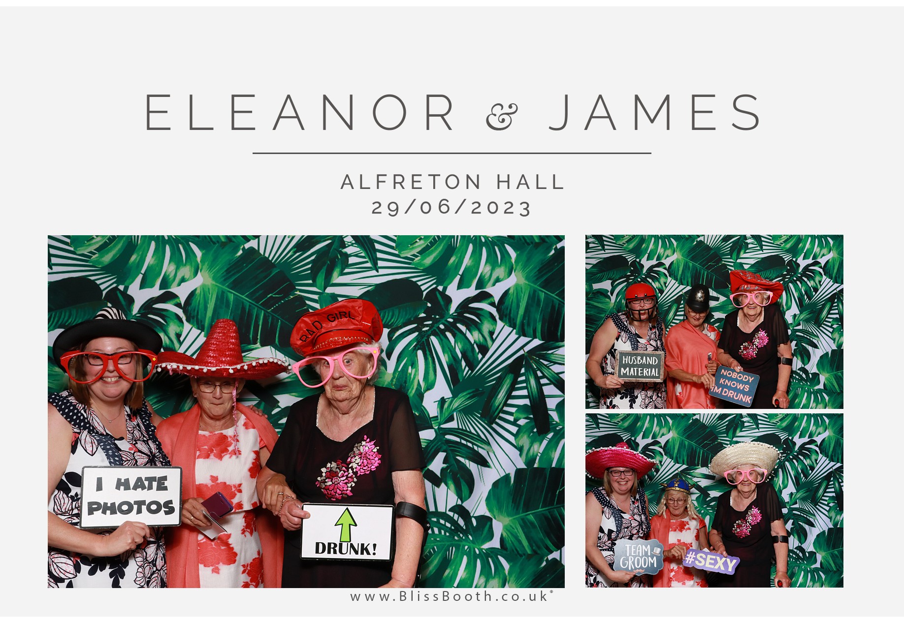 Eleanor and James | View more photos from the event at gallery.blissbooth.co.uk/u/BlissBooth/Eleanor-and-James