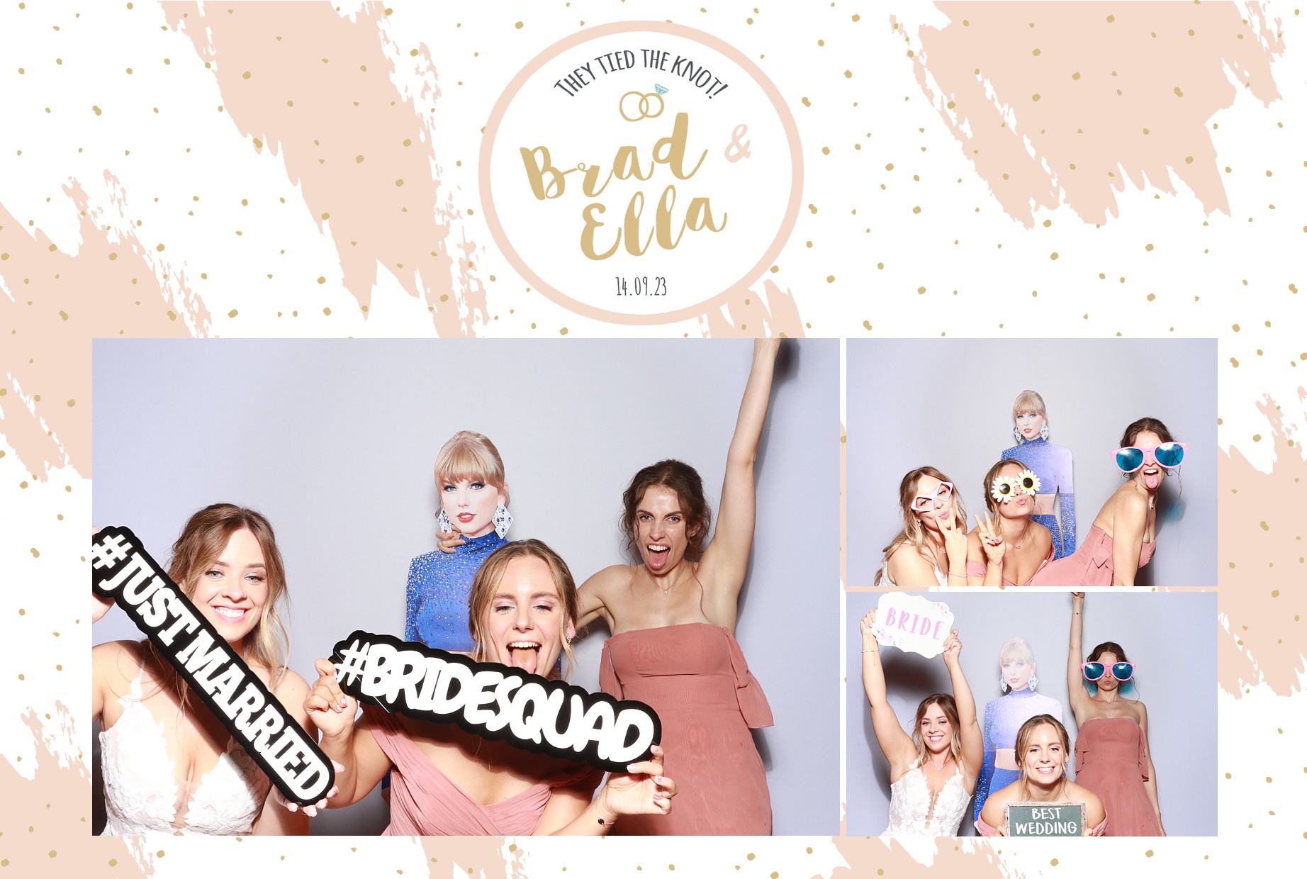 Ella and Brad | View more photos from the event at gallery.blissbooth.co.uk/u/BlissBooth/Ella-and-Brad