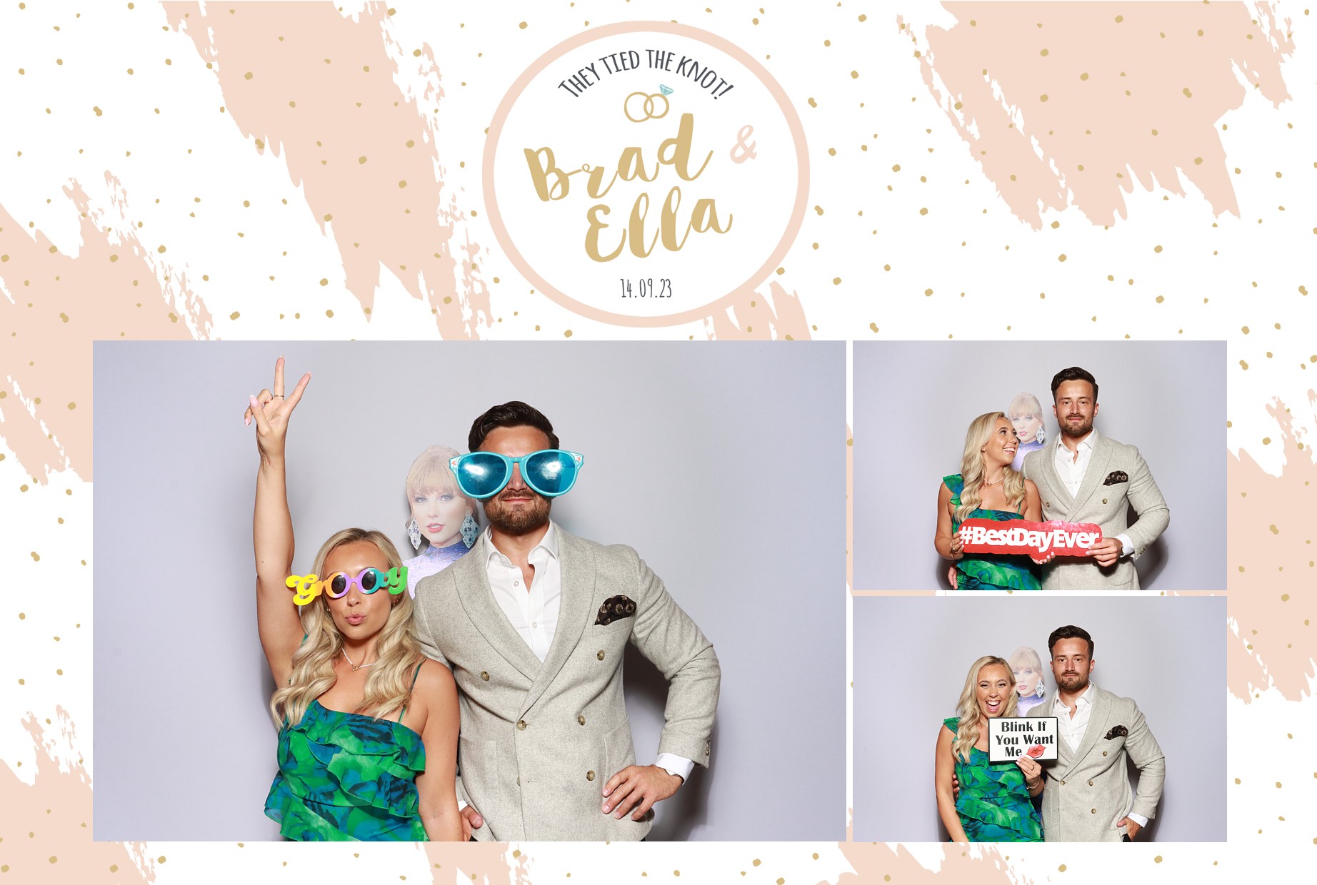 Ella and Brad | View more photos from the event at gallery.blissbooth.co.uk/u/BlissBooth/Ella-and-Brad