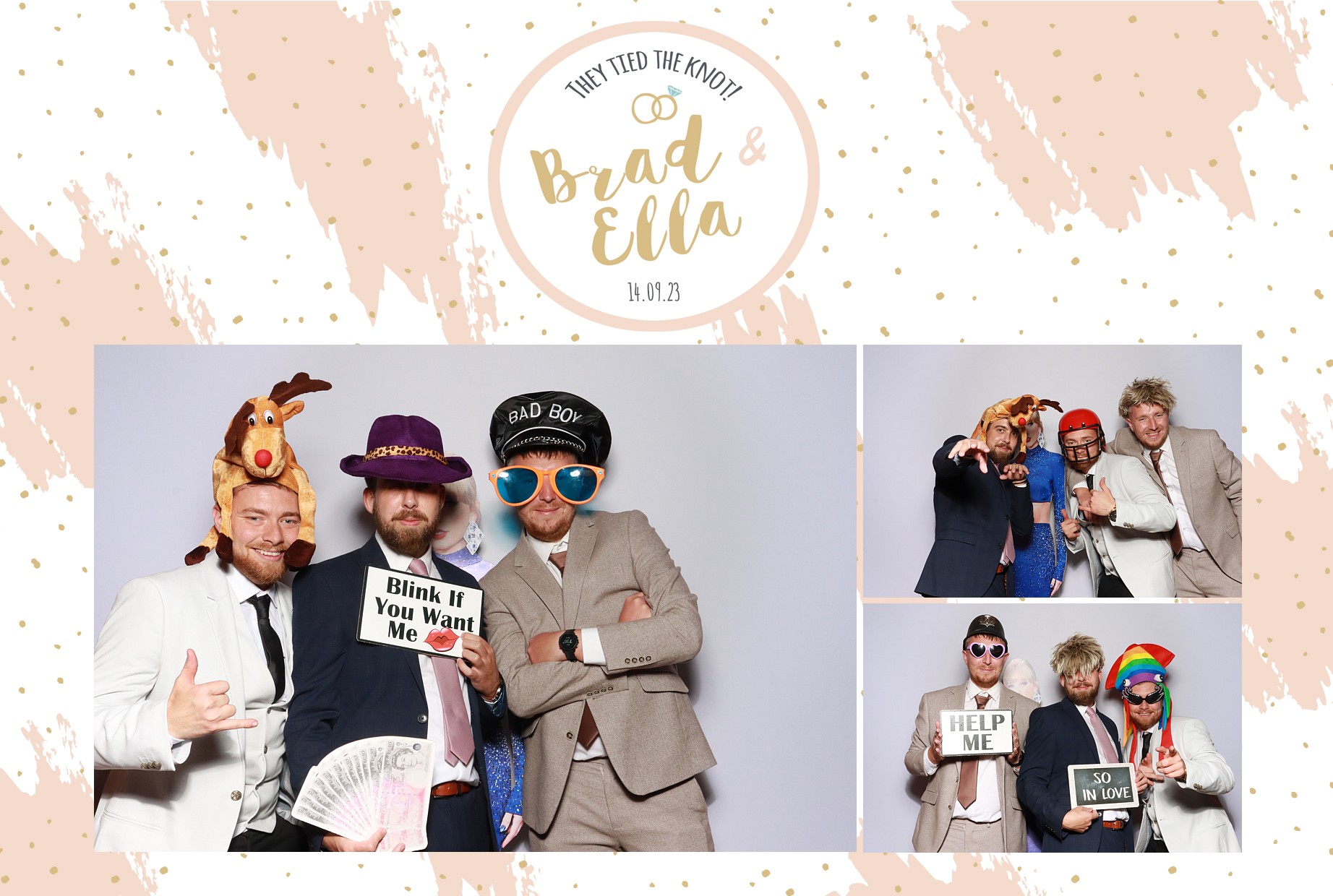Ella and Brad | View more photos from the event at gallery.blissbooth.co.uk/u/BlissBooth/Ella-and-Brad