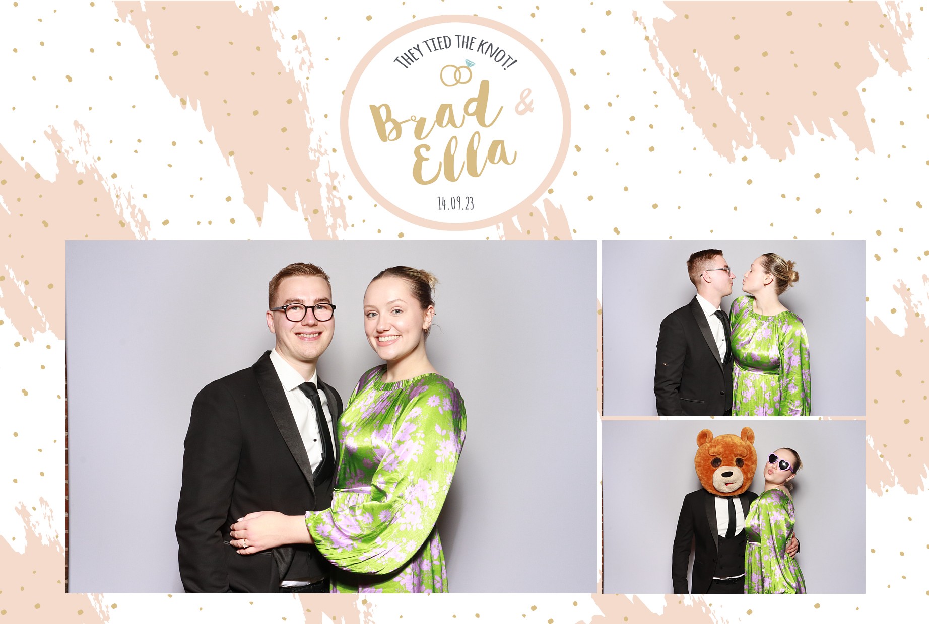 Ella and Brad | View more photos from the event at gallery.blissbooth.co.uk/u/BlissBooth/Ella-and-Brad