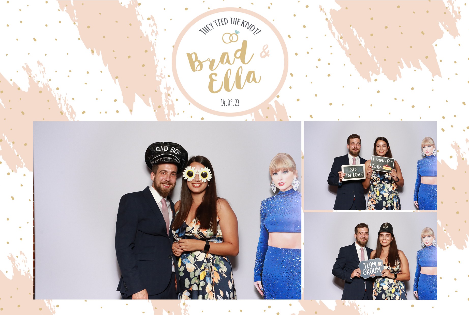 Ella and Brad | View more photos from the event at gallery.blissbooth.co.uk/u/BlissBooth/Ella-and-Brad