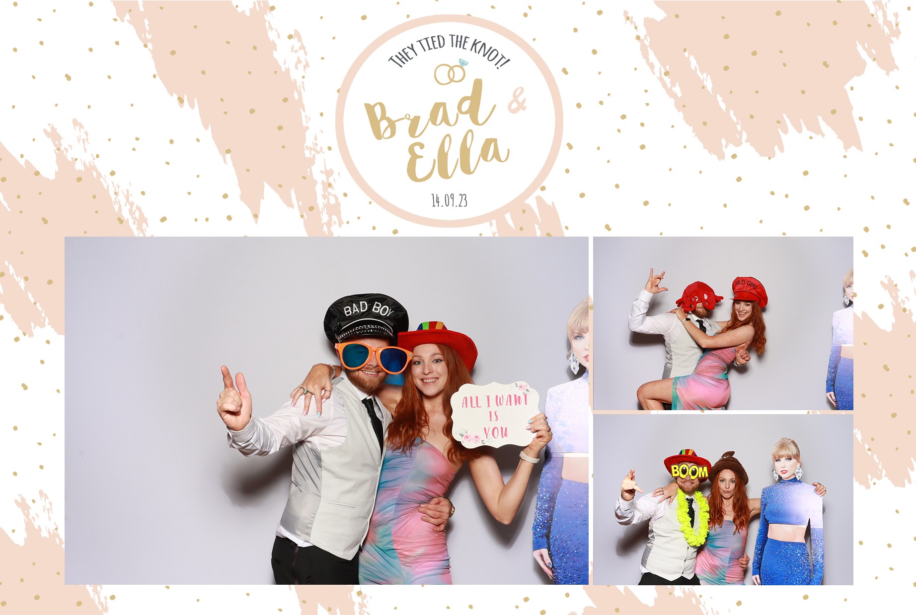 Ella and Brad | View more photos from the event at gallery.blissbooth.co.uk/u/BlissBooth/Ella-and-Brad