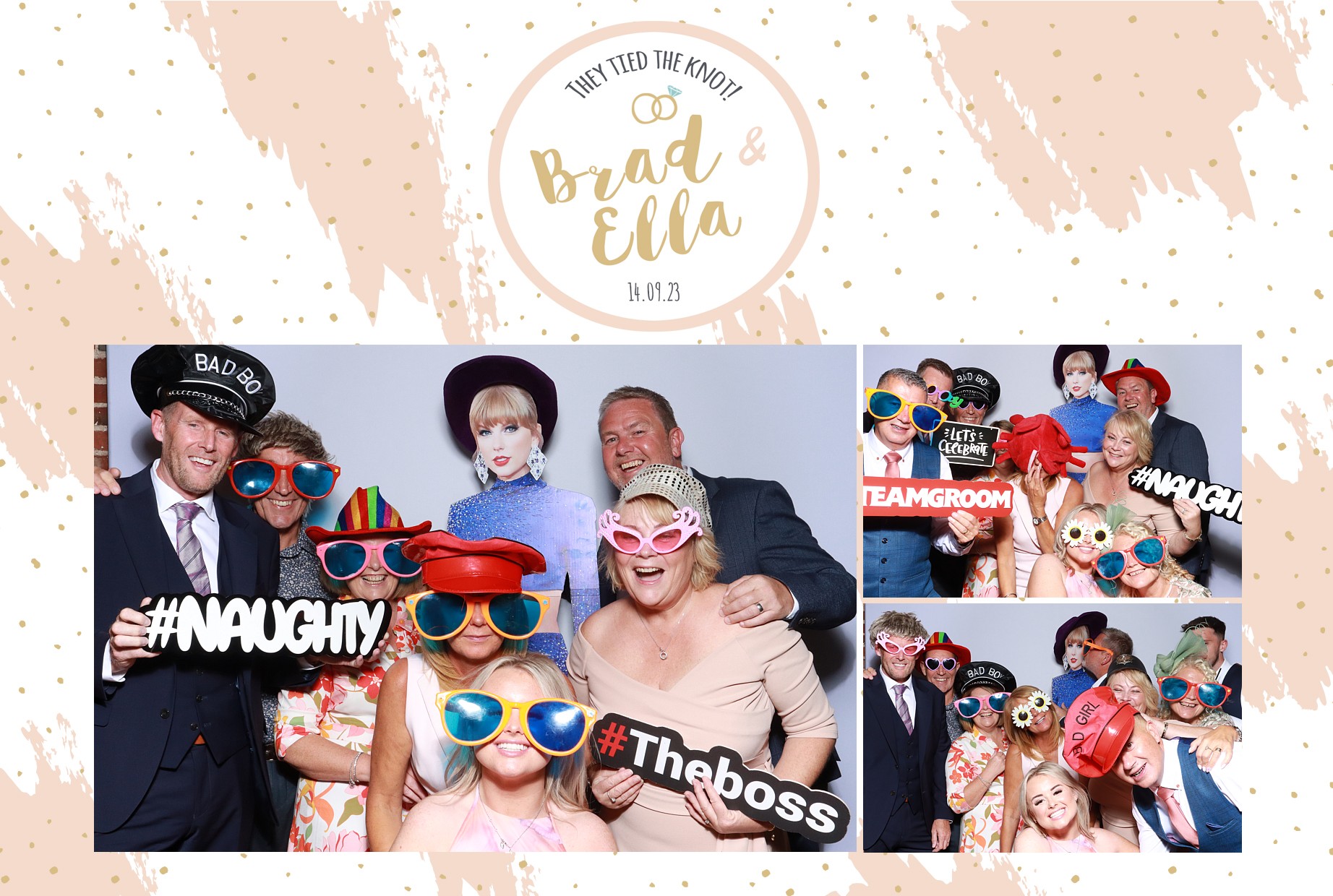 Ella and Brad | View more photos from the event at gallery.blissbooth.co.uk/u/BlissBooth/Ella-and-Brad