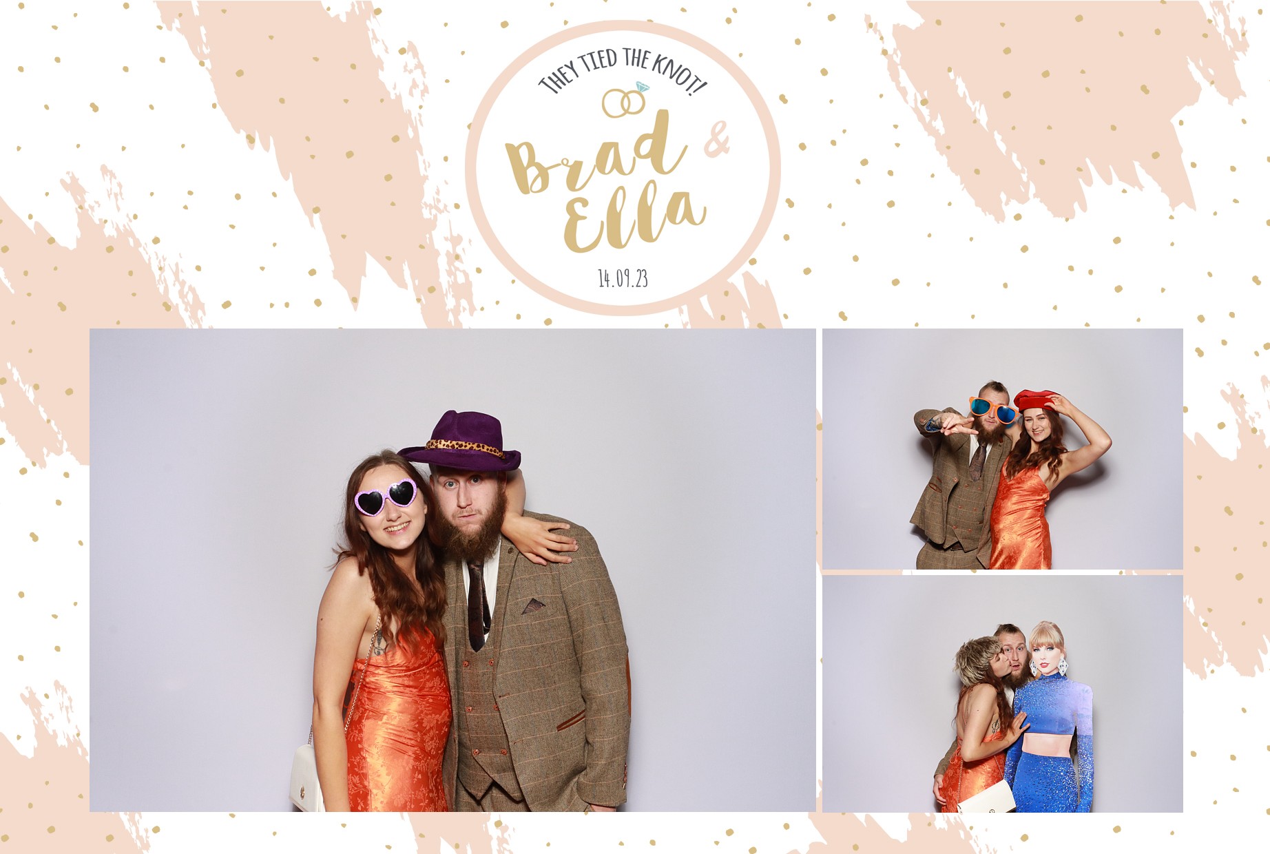Ella and Brad | View more photos from the event at gallery.blissbooth.co.uk/u/BlissBooth/Ella-and-Brad