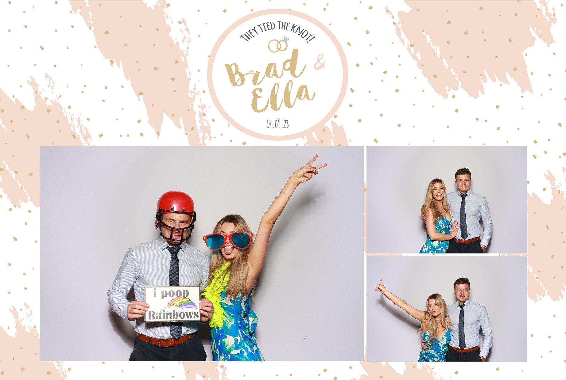 Ella and Brad | View more photos from the event at gallery.blissbooth.co.uk/u/BlissBooth/Ella-and-Brad