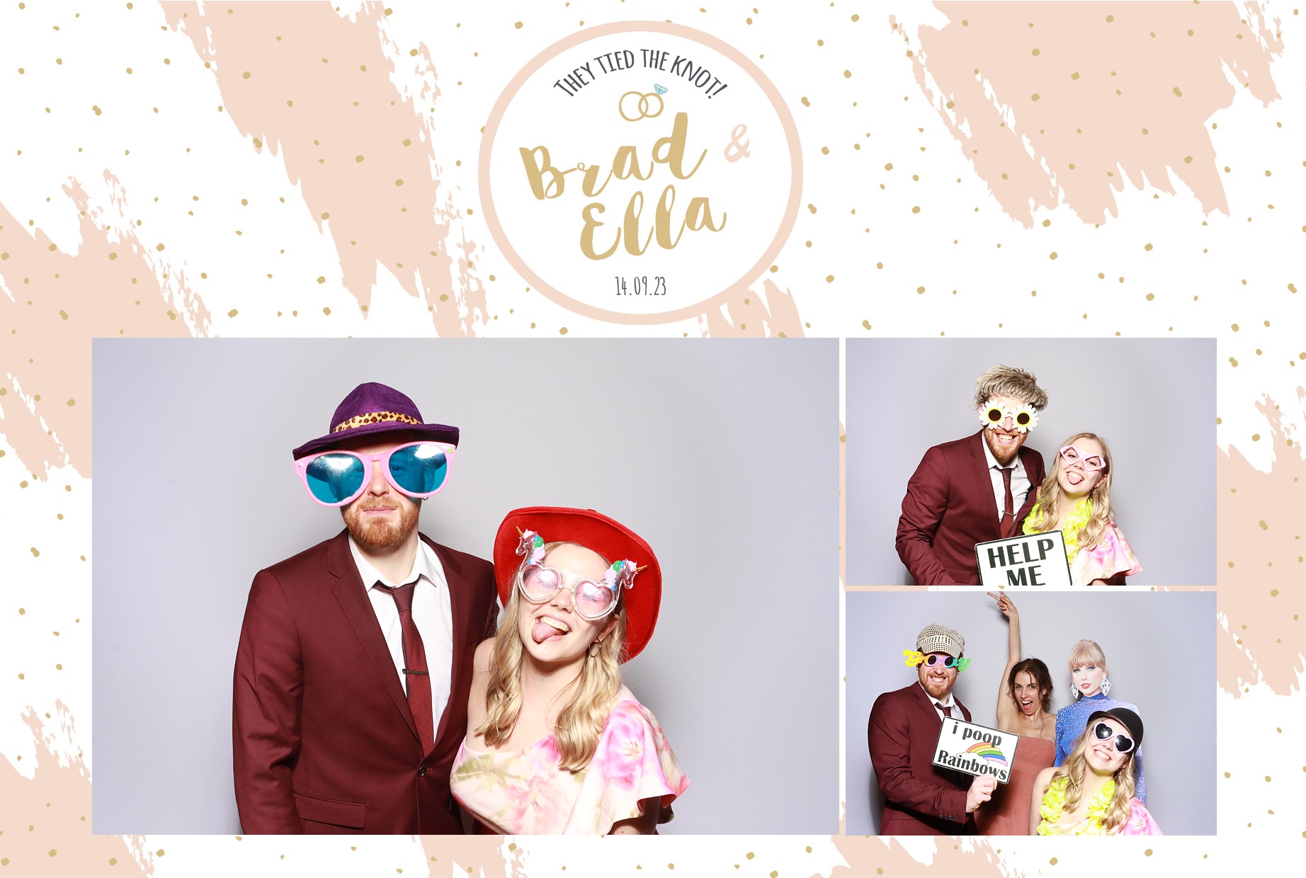 Ella and Brad | View more photos from the event at gallery.blissbooth.co.uk/u/BlissBooth/Ella-and-Brad