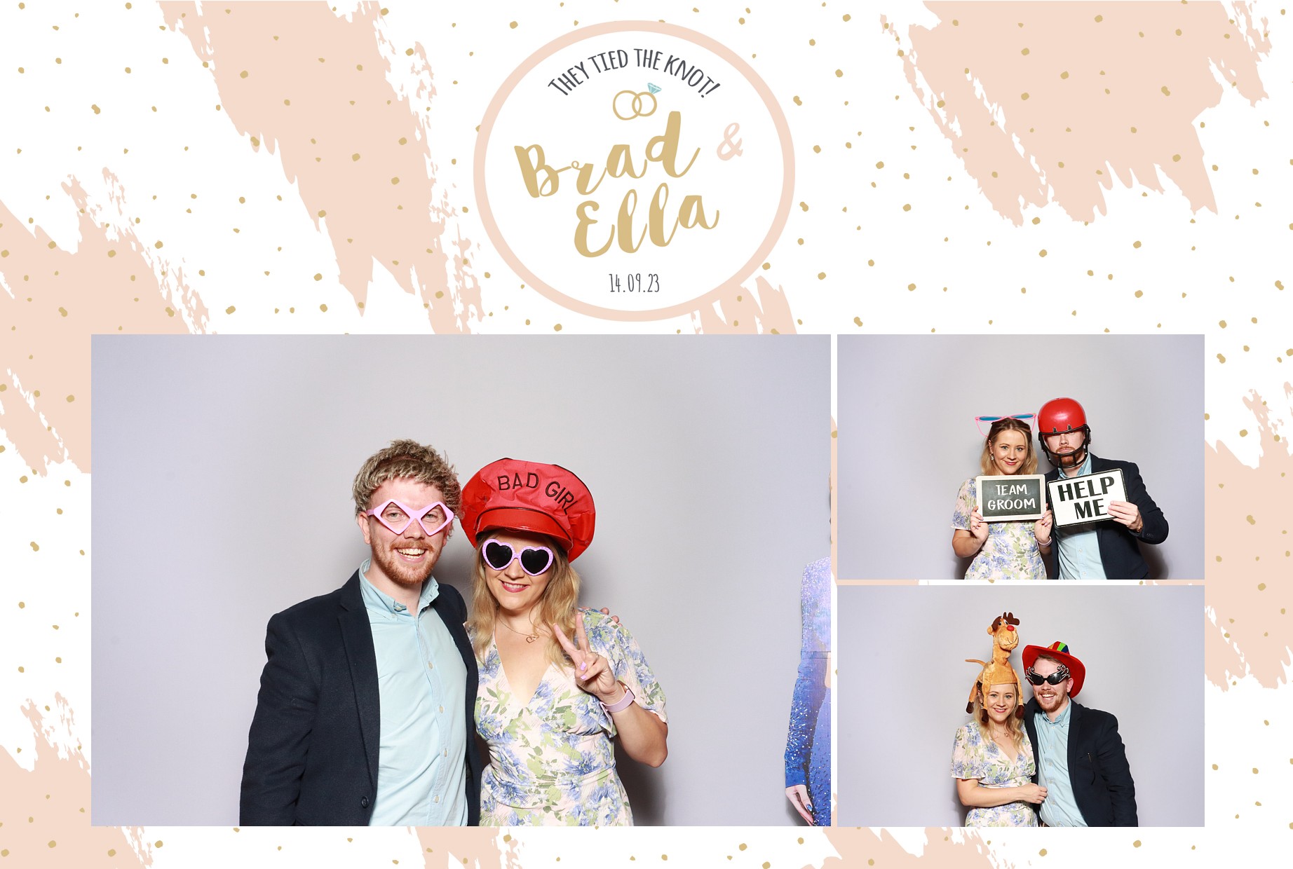 Ella and Brad | View more photos from the event at gallery.blissbooth.co.uk/u/BlissBooth/Ella-and-Brad