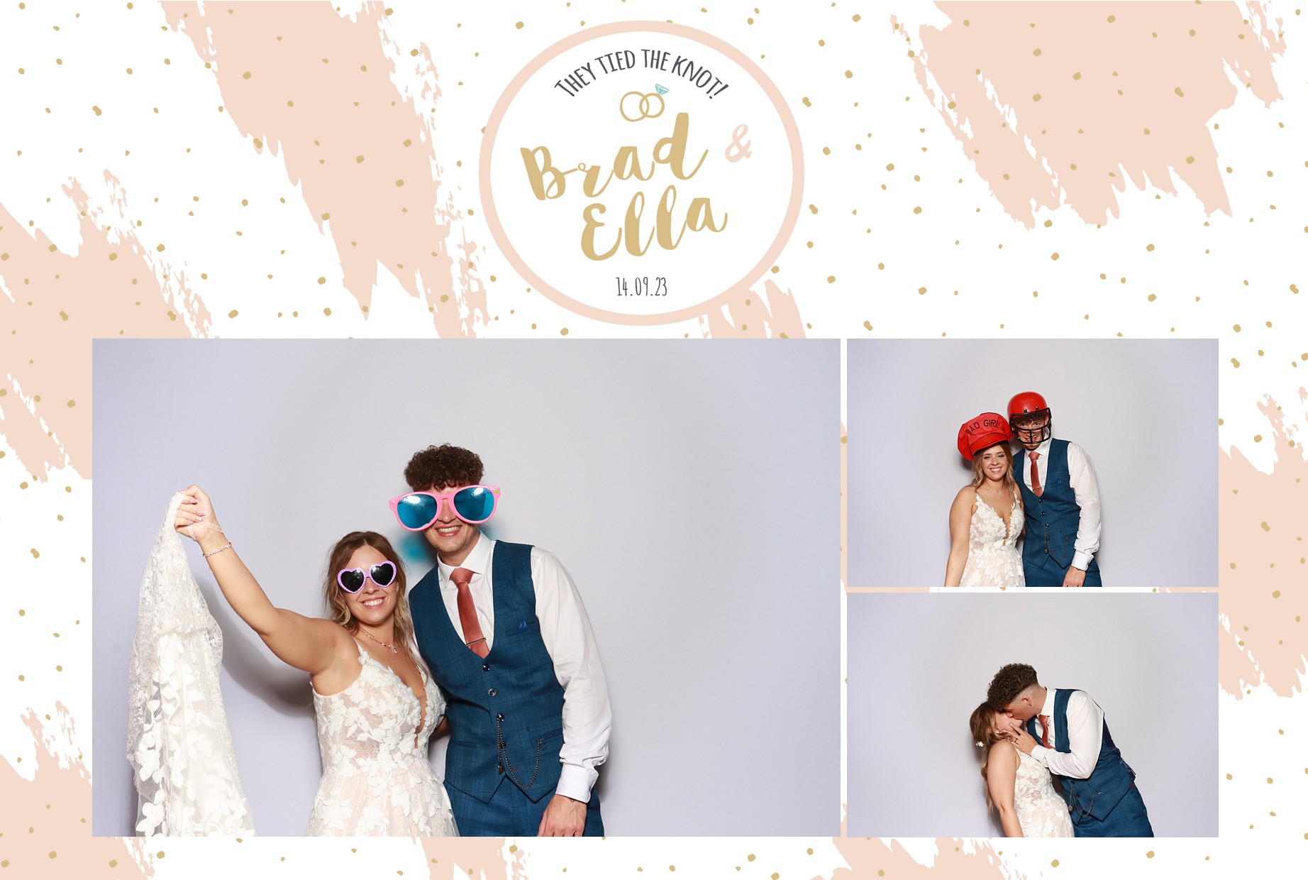 Ella and Brad | View more photos from the event at gallery.blissbooth.co.uk/u/BlissBooth/Ella-and-Brad