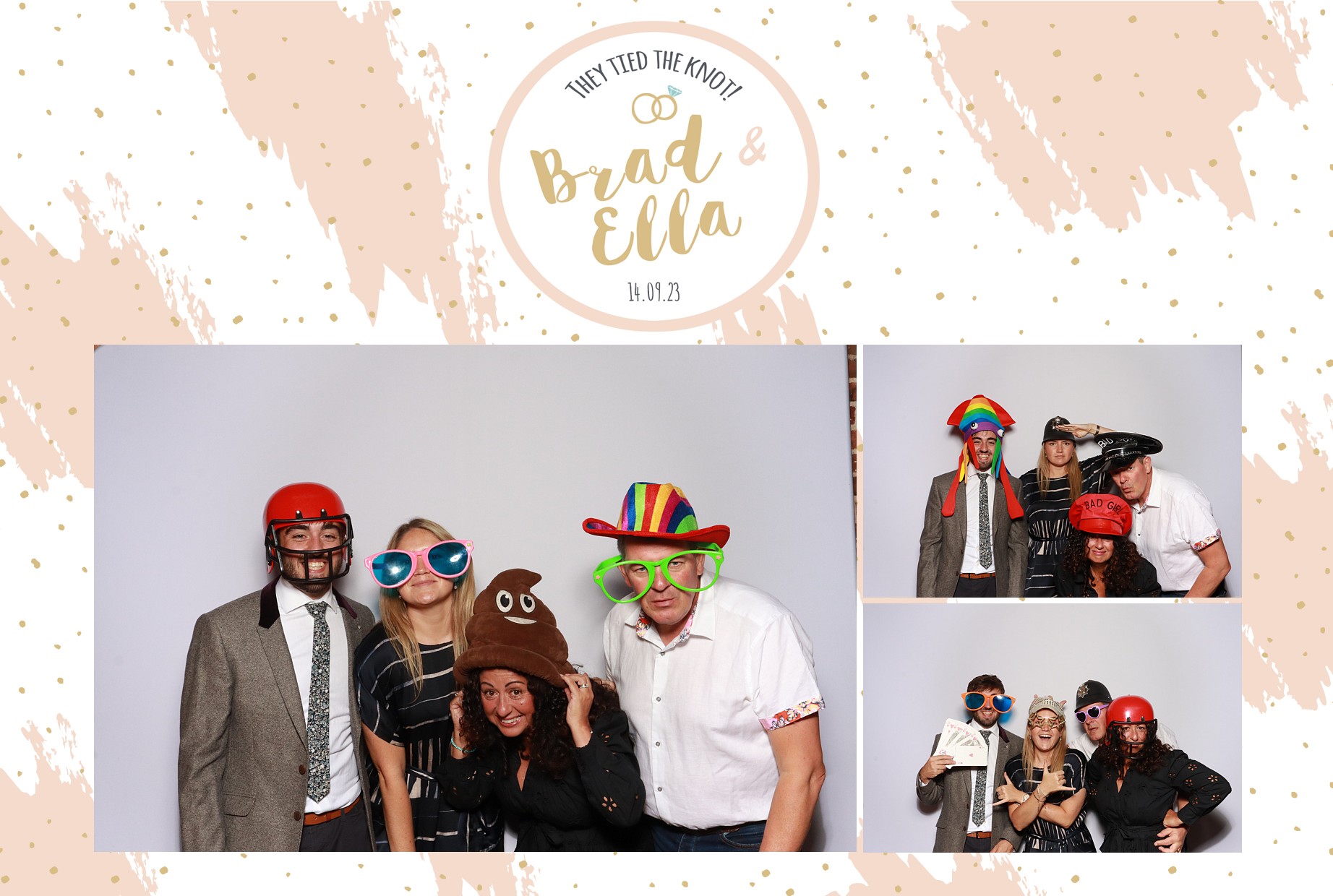 Ella and Brad | View more photos from the event at gallery.blissbooth.co.uk/u/BlissBooth/Ella-and-Brad