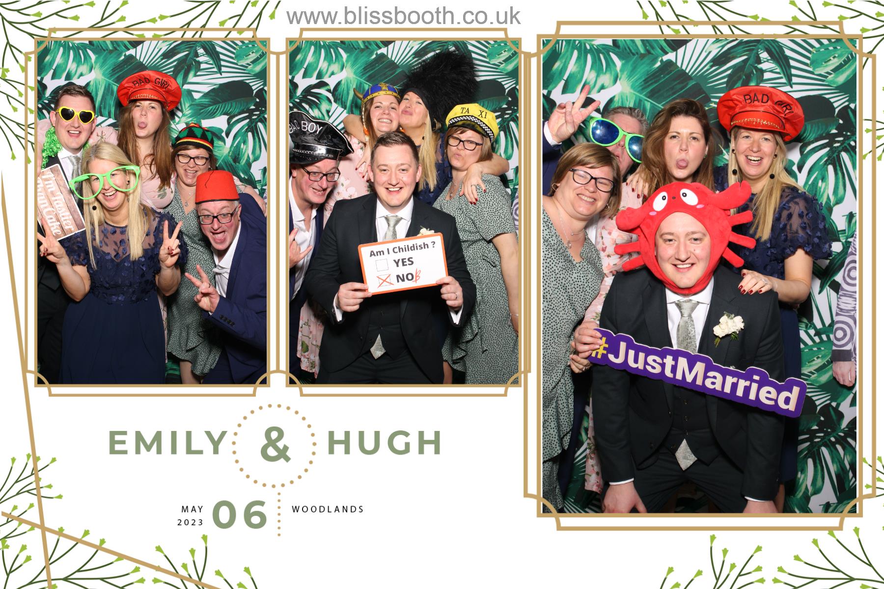 Emily and Hugh | View more photos from the event at gallery.blissbooth.co.uk/u/BlissBooth/Emily-and-Hugh