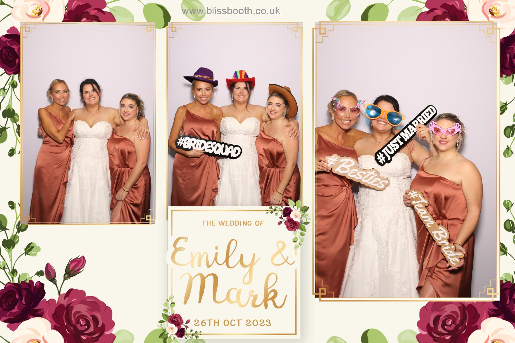 Emily and Mark | View more photos from the event at gallery.blissbooth.co.uk/u/BlissBooth/Emily-and-Mark