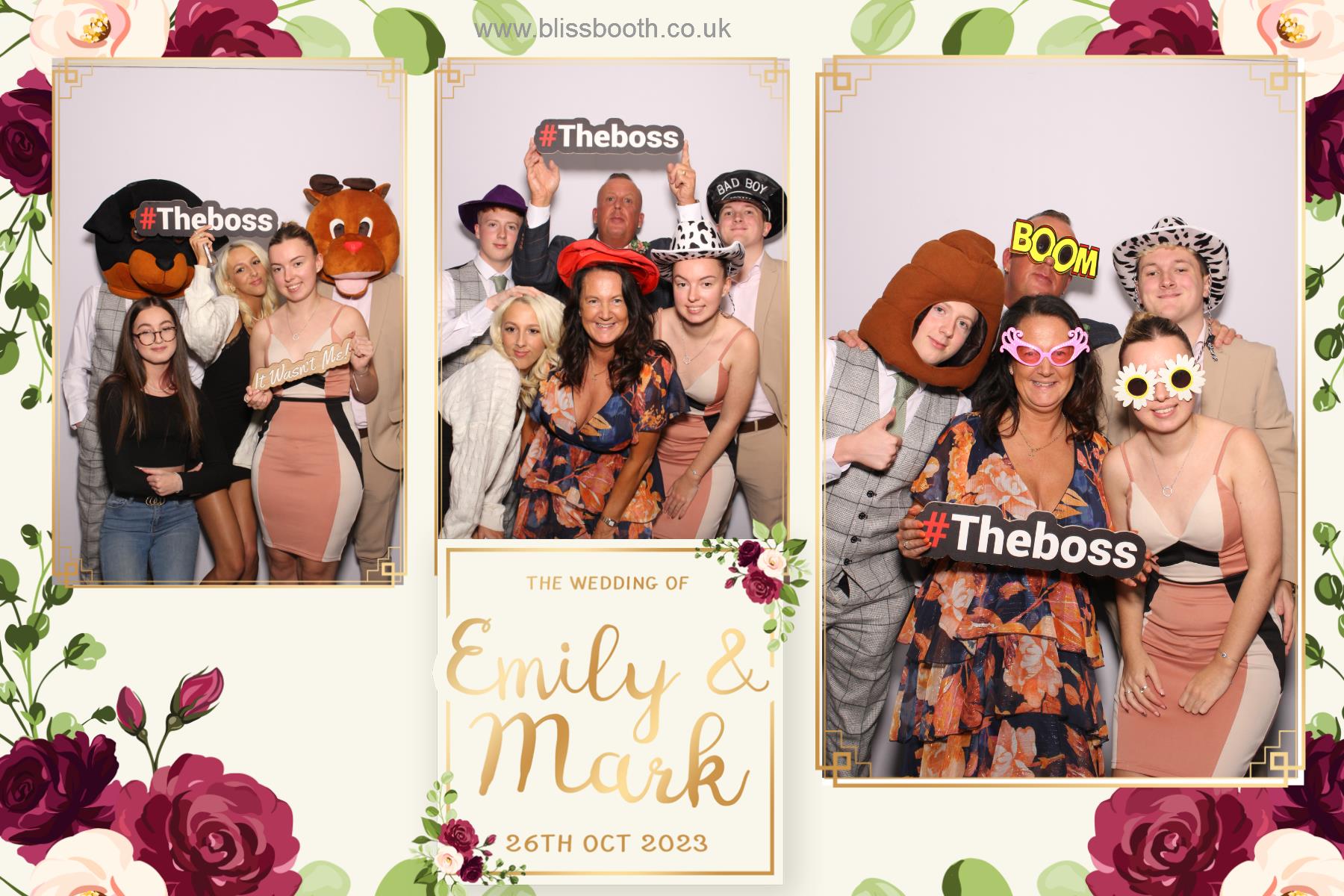 Emily and Mark | View more photos from the event at gallery.blissbooth.co.uk/u/BlissBooth/Emily-and-Mark