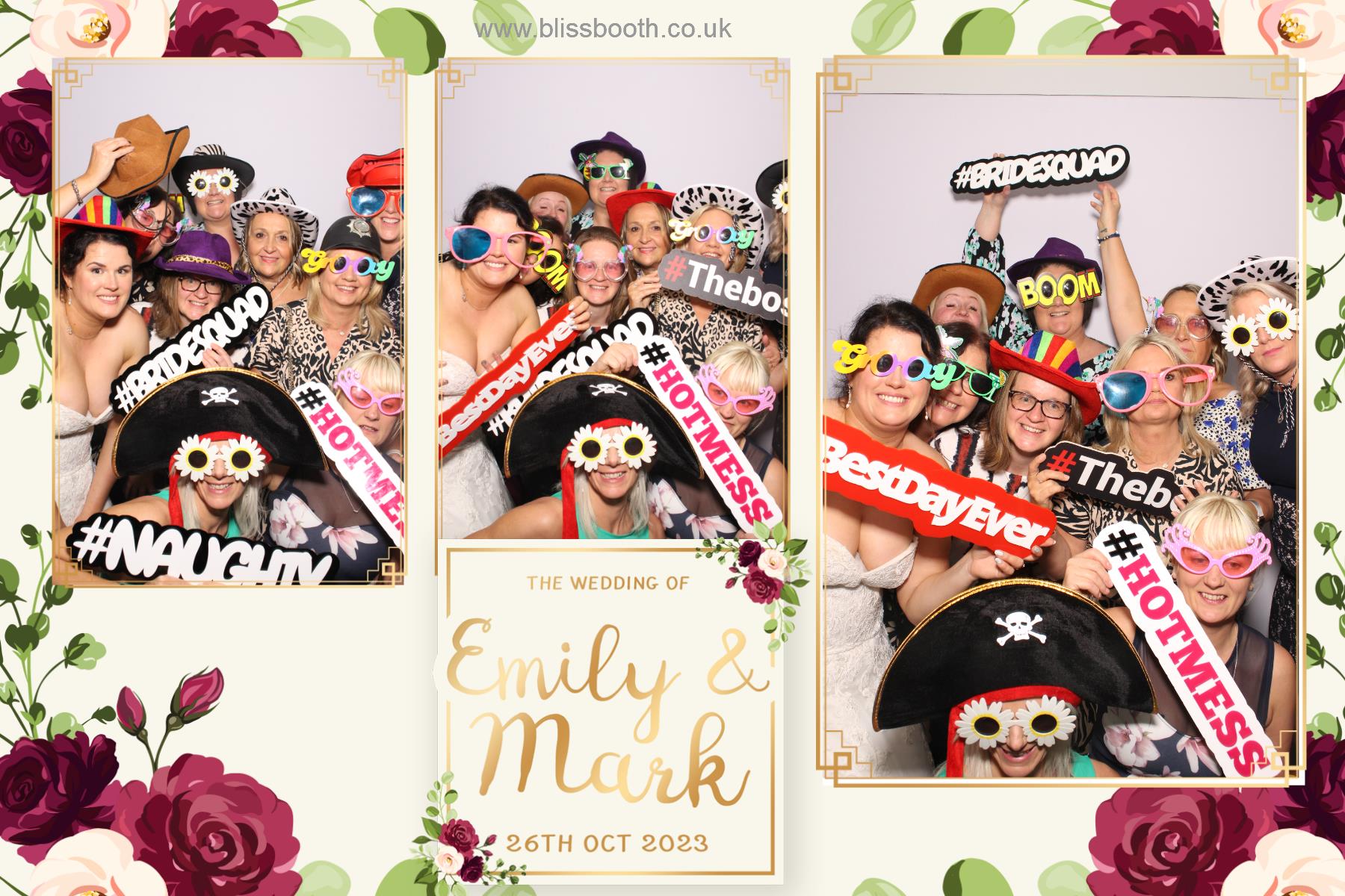 Emily and Mark | View more photos from the event at gallery.blissbooth.co.uk/u/BlissBooth/Emily-and-Mark