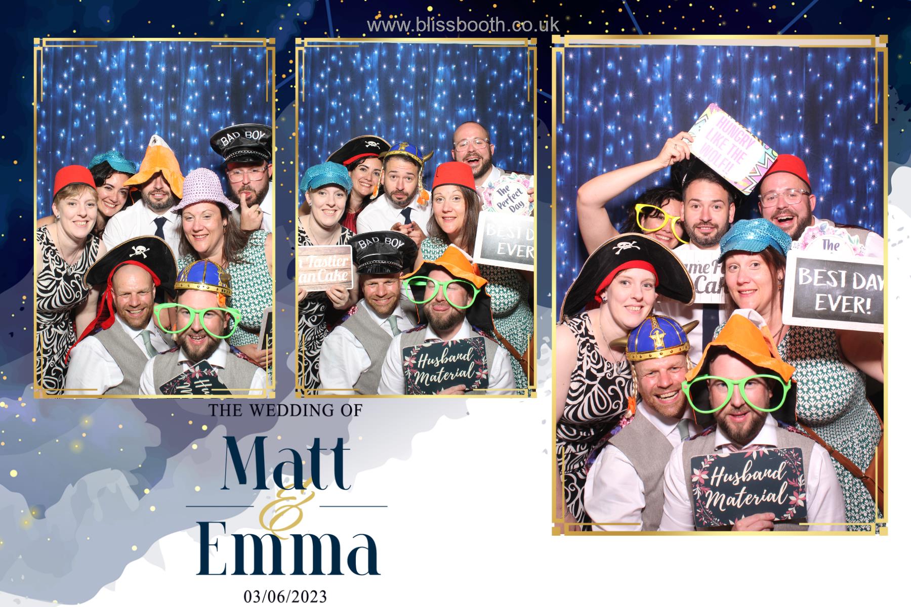 Emma & Matt | View more photos from the event at gallery.blissbooth.co.uk/u/BlissBooth/Emma-Matt