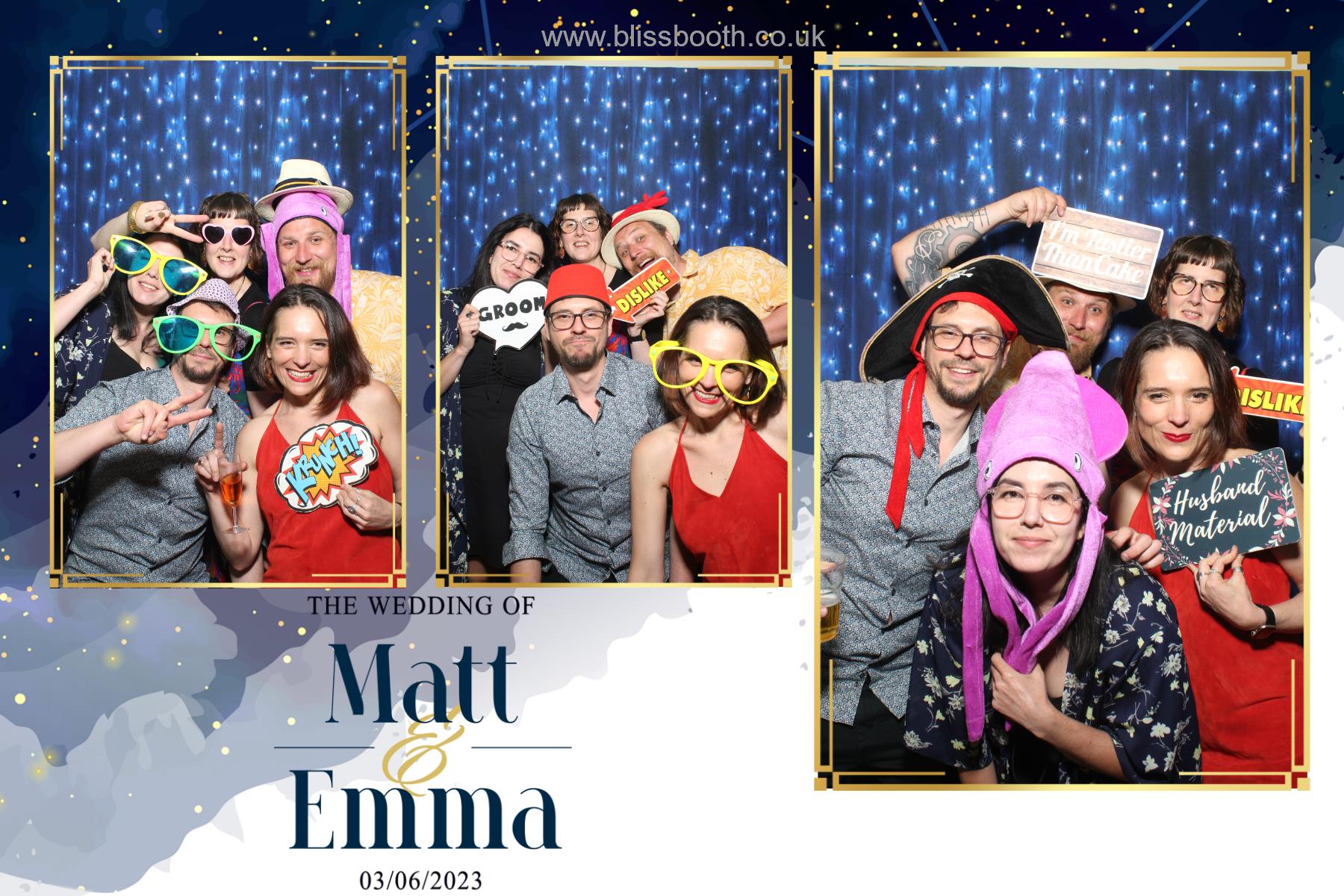 Emma & Matt | View more photos from the event at gallery.blissbooth.co.uk/u/BlissBooth/Emma-Matt
