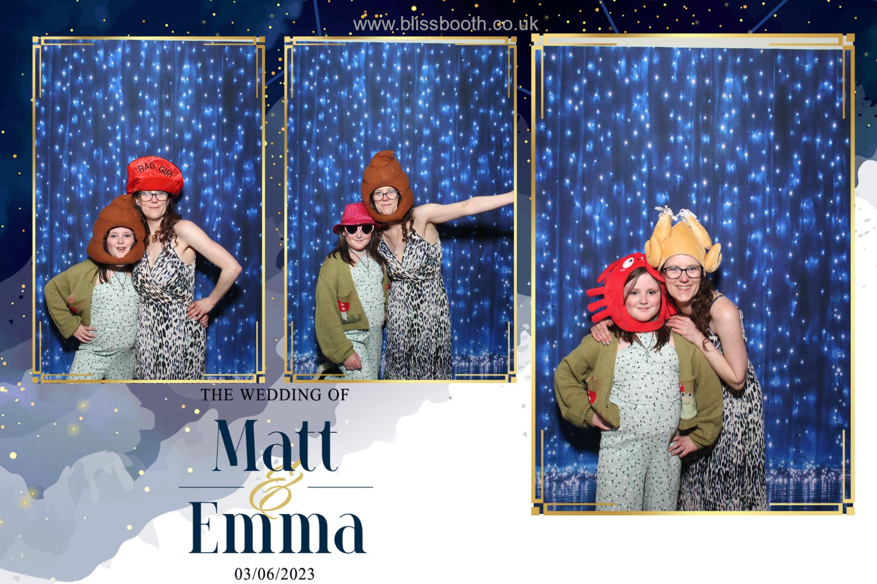 Emma & Matt | View more photos from the event at gallery.blissbooth.co.uk/u/BlissBooth/Emma-Matt