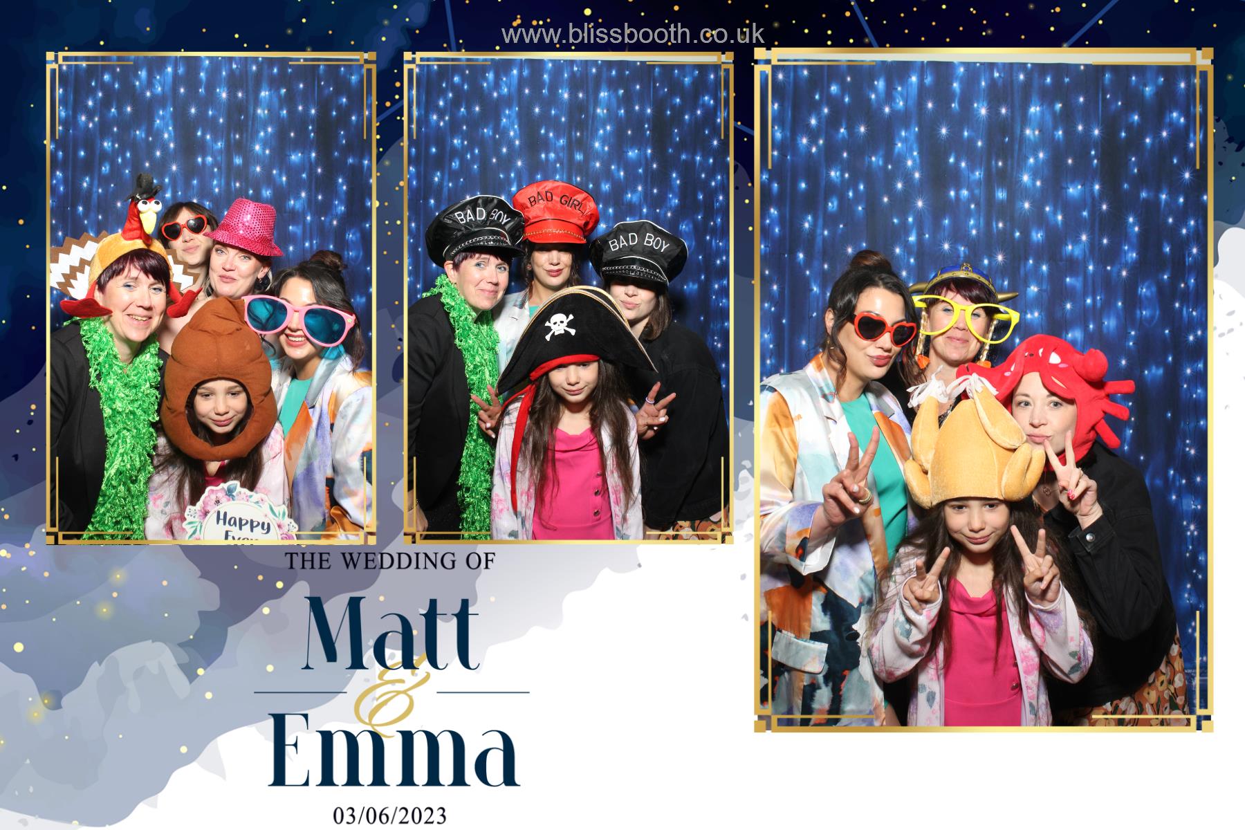 Emma & Matt | View more photos from the event at gallery.blissbooth.co.uk/u/BlissBooth/Emma-Matt